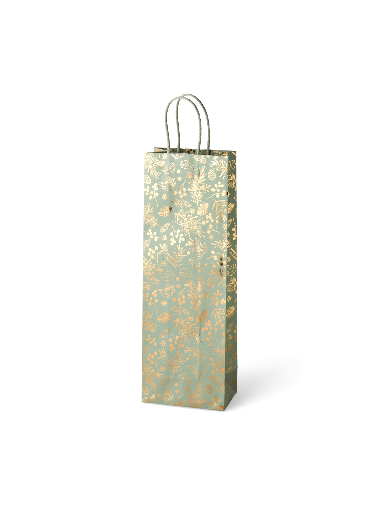 Bottle gift bag Paper. 12.3 x 7.8 x 36.2 cm.