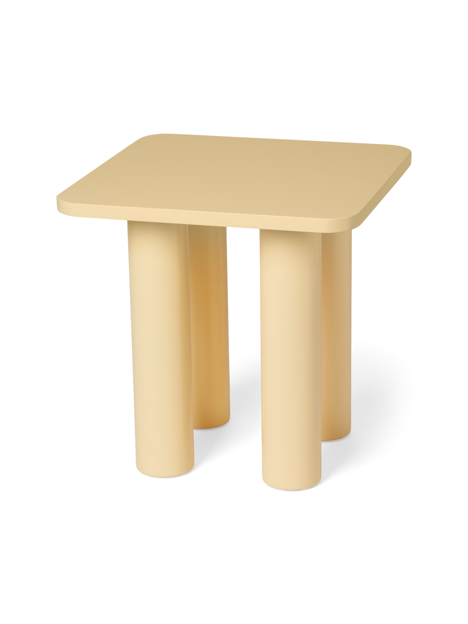 Side table MDF/poplar wood. 40 x 40 x 40 cm.