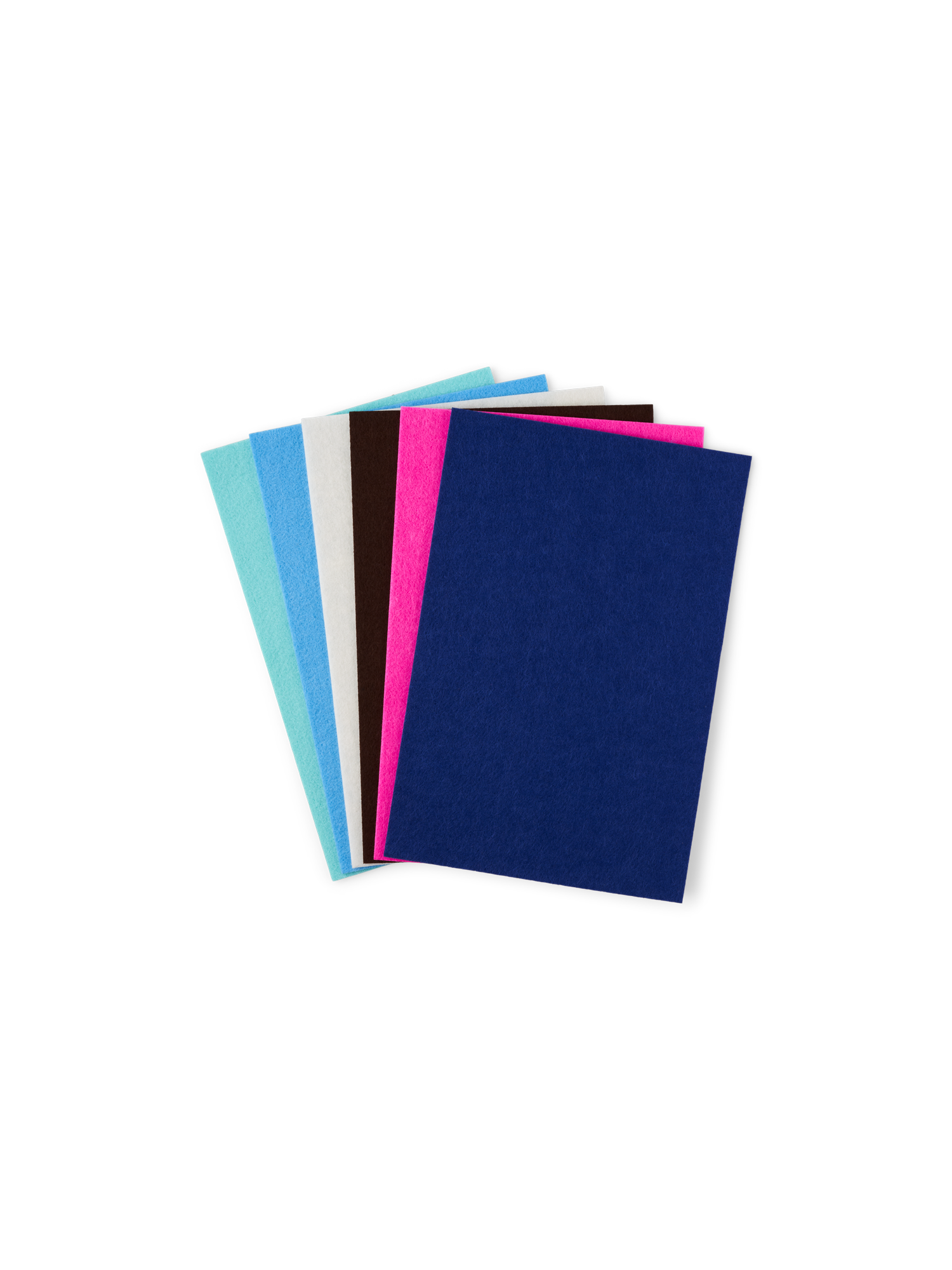 Felt sheets 20 x 30 x 0.2 cm. 6 sheets.