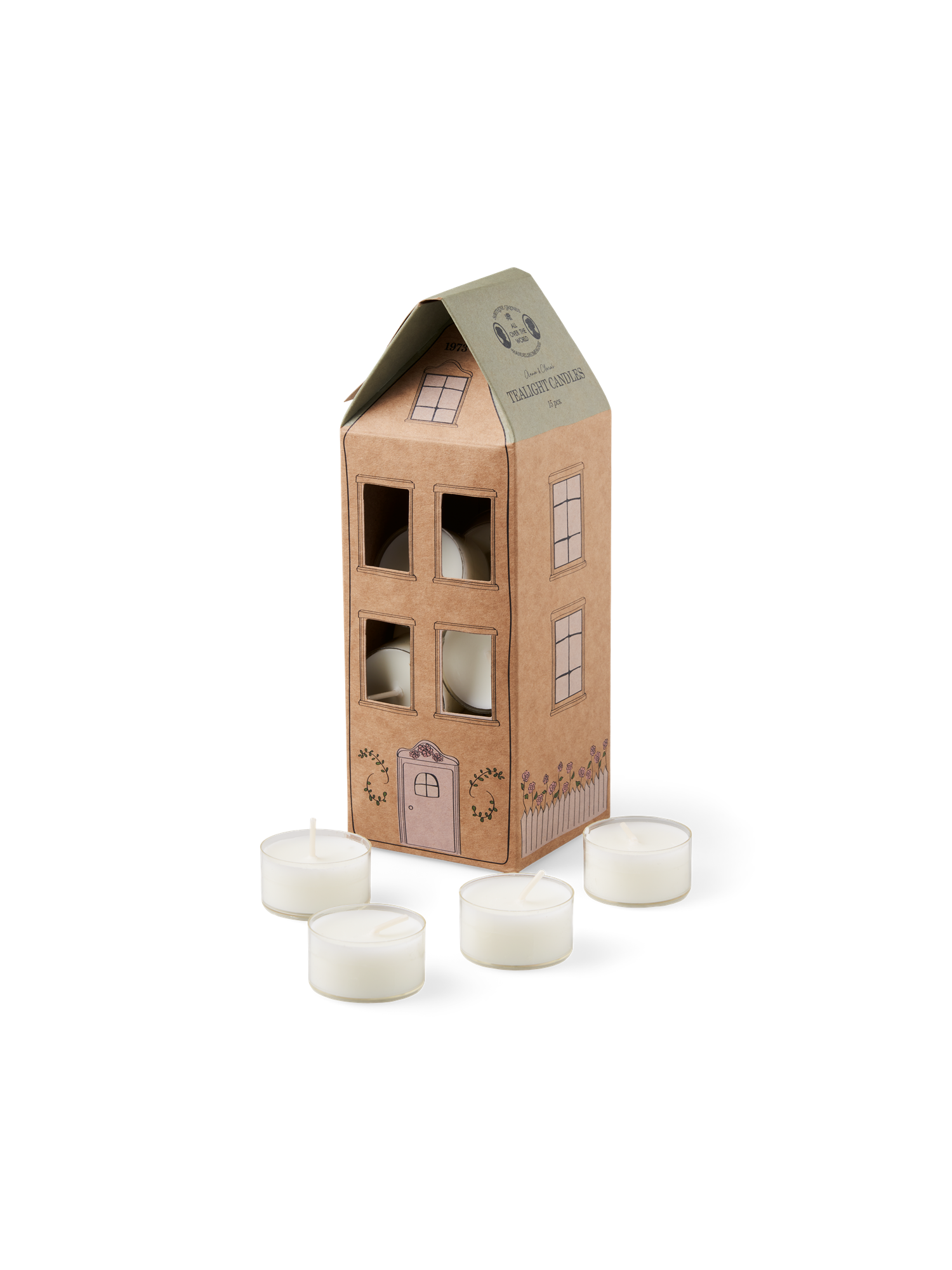 Tealights Rapeseed wax. 6 h. 15 pcs.