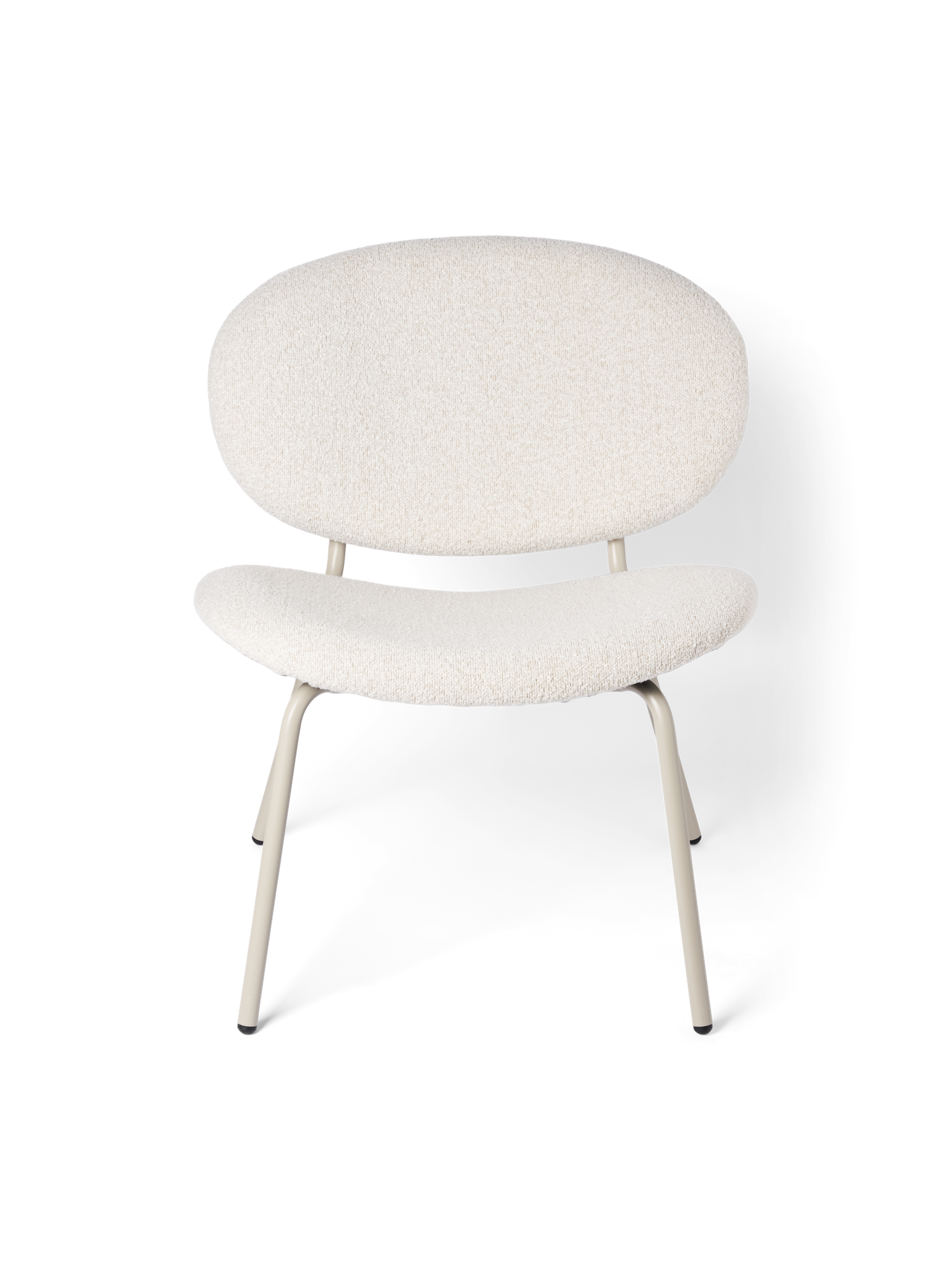 Lounge chair with bouclé fabric 67 x 78.5 x 75.5 cm.