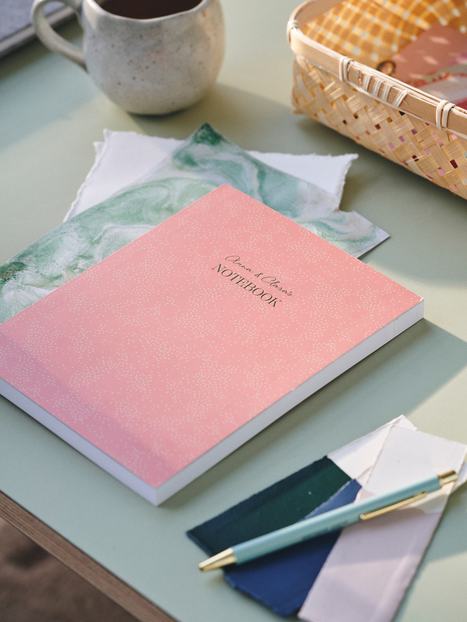 Notebook Paper. 20.3 x 15.2 cm. 96 pages.