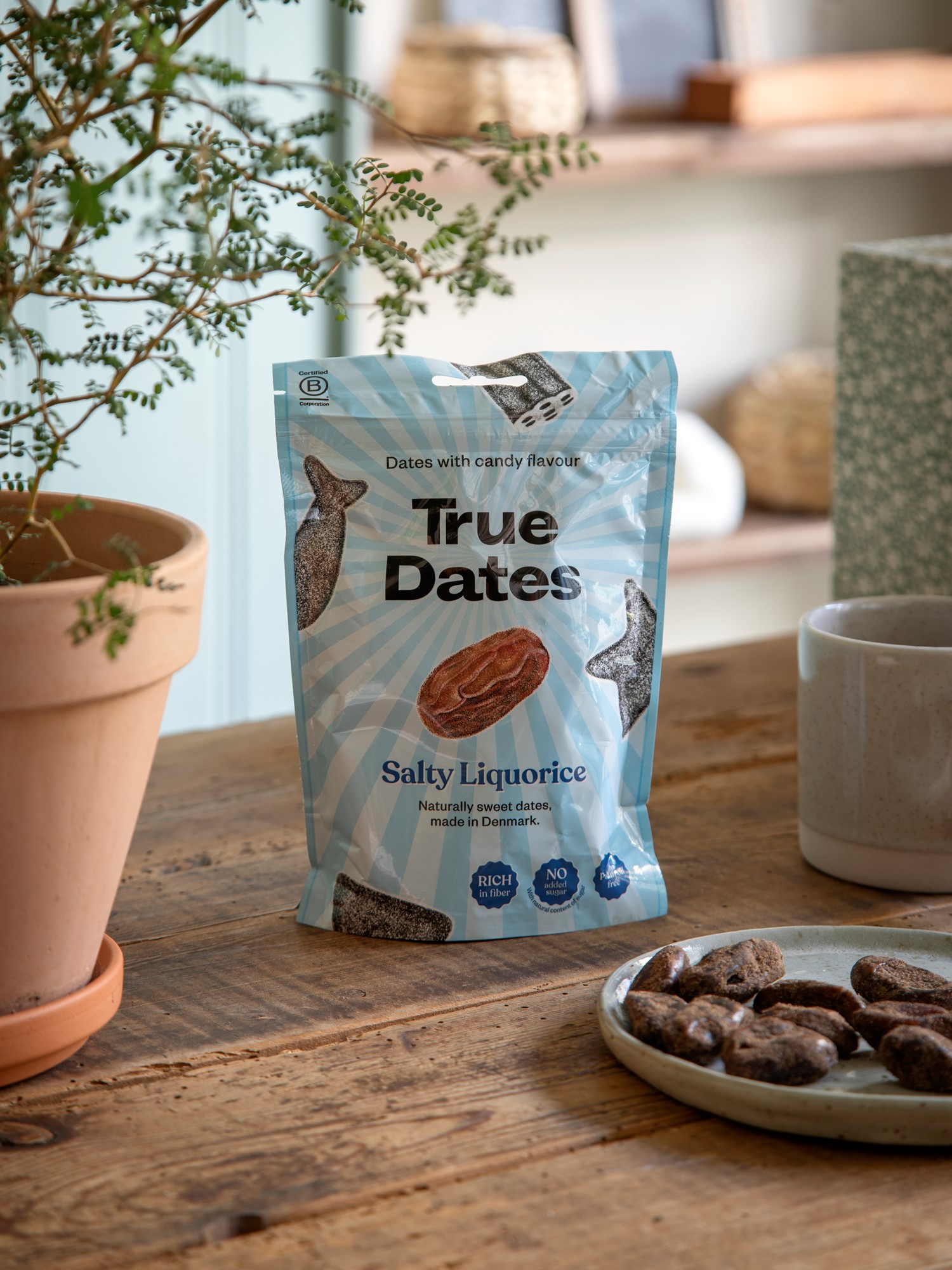 True Dates Salty Liquorice Dates. 100 g.