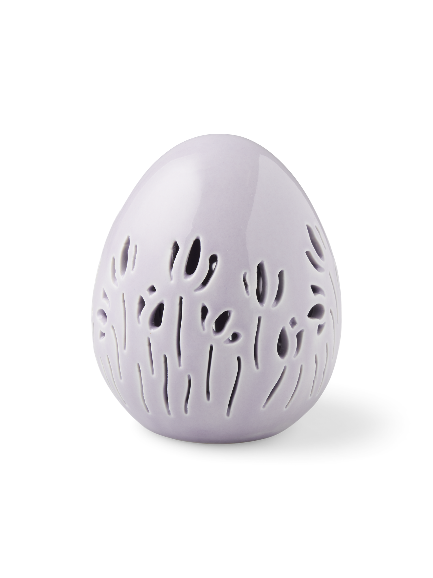 Egg with LED Porcelain. 10 cm.