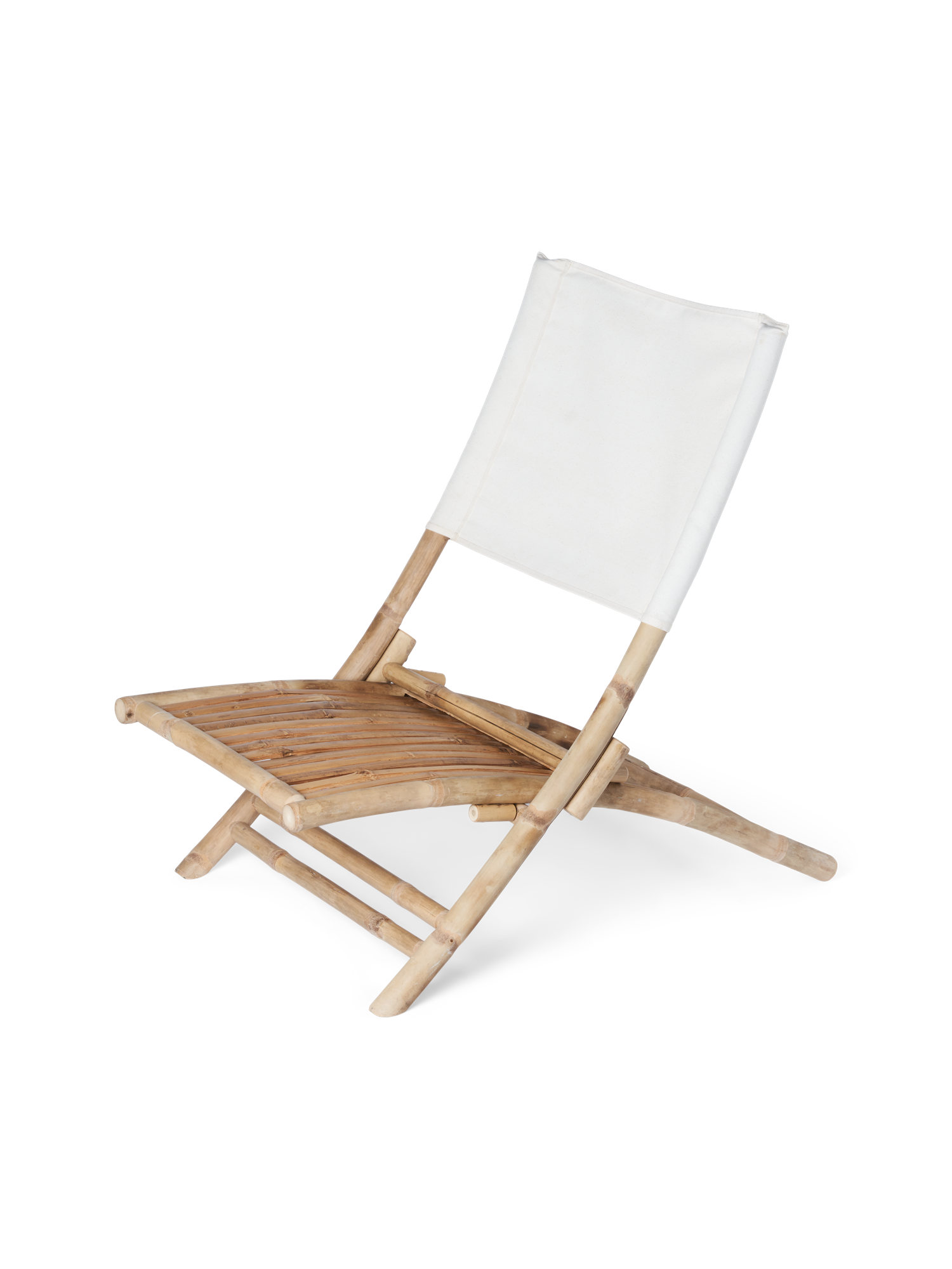 Lounge chair Bamboo/polyester/cotton. 50 x 80 x 85 cm.