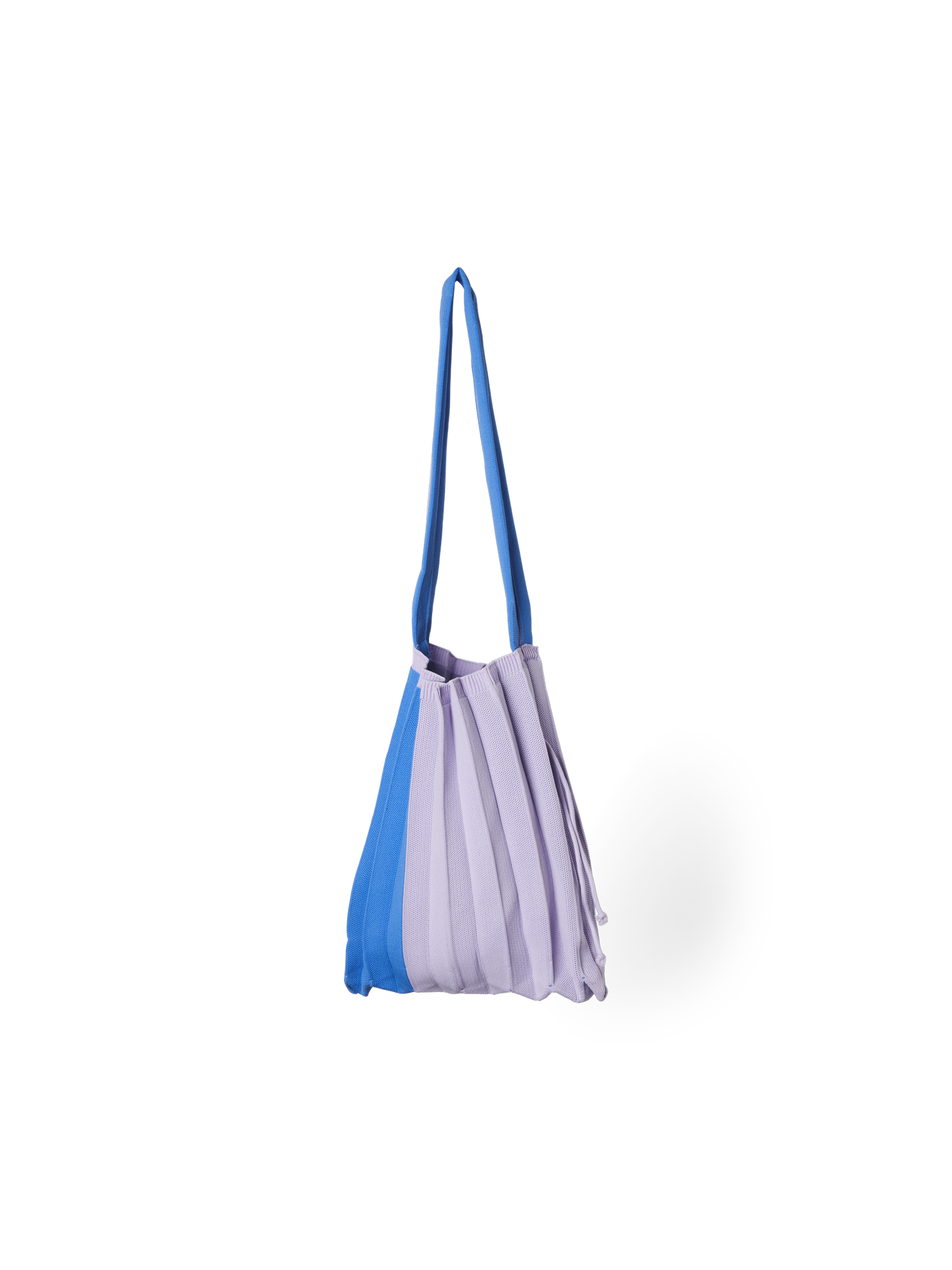 Pleated tote bag 36 x 68 cm.