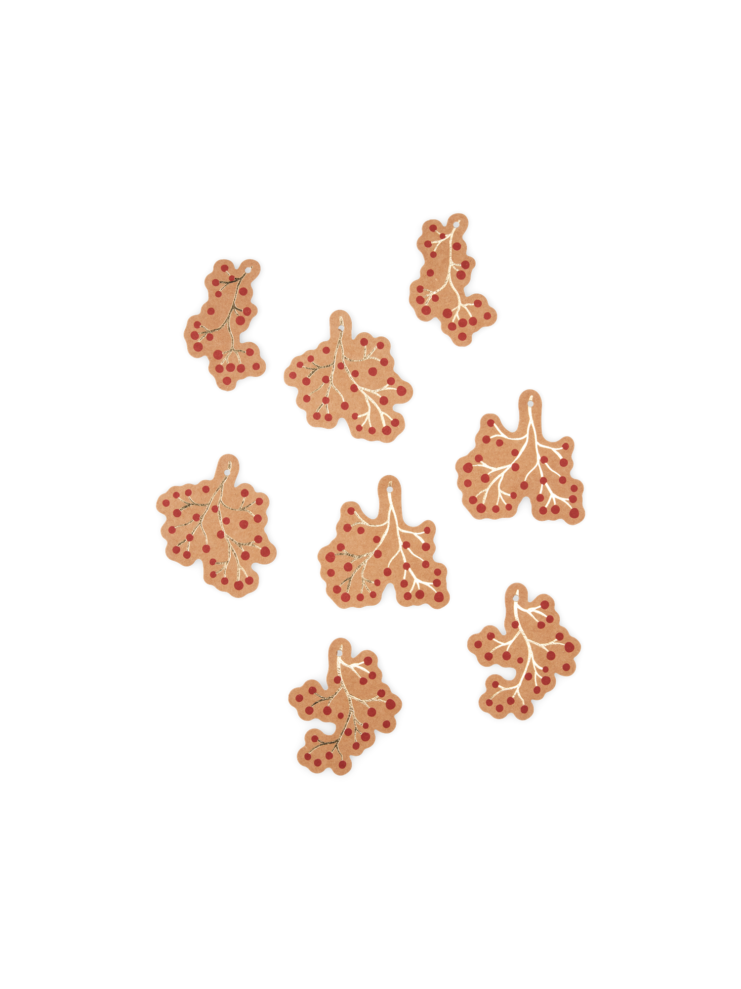 Gift labels Paper. 7.2 x 7.8 cm. 8 pcs.