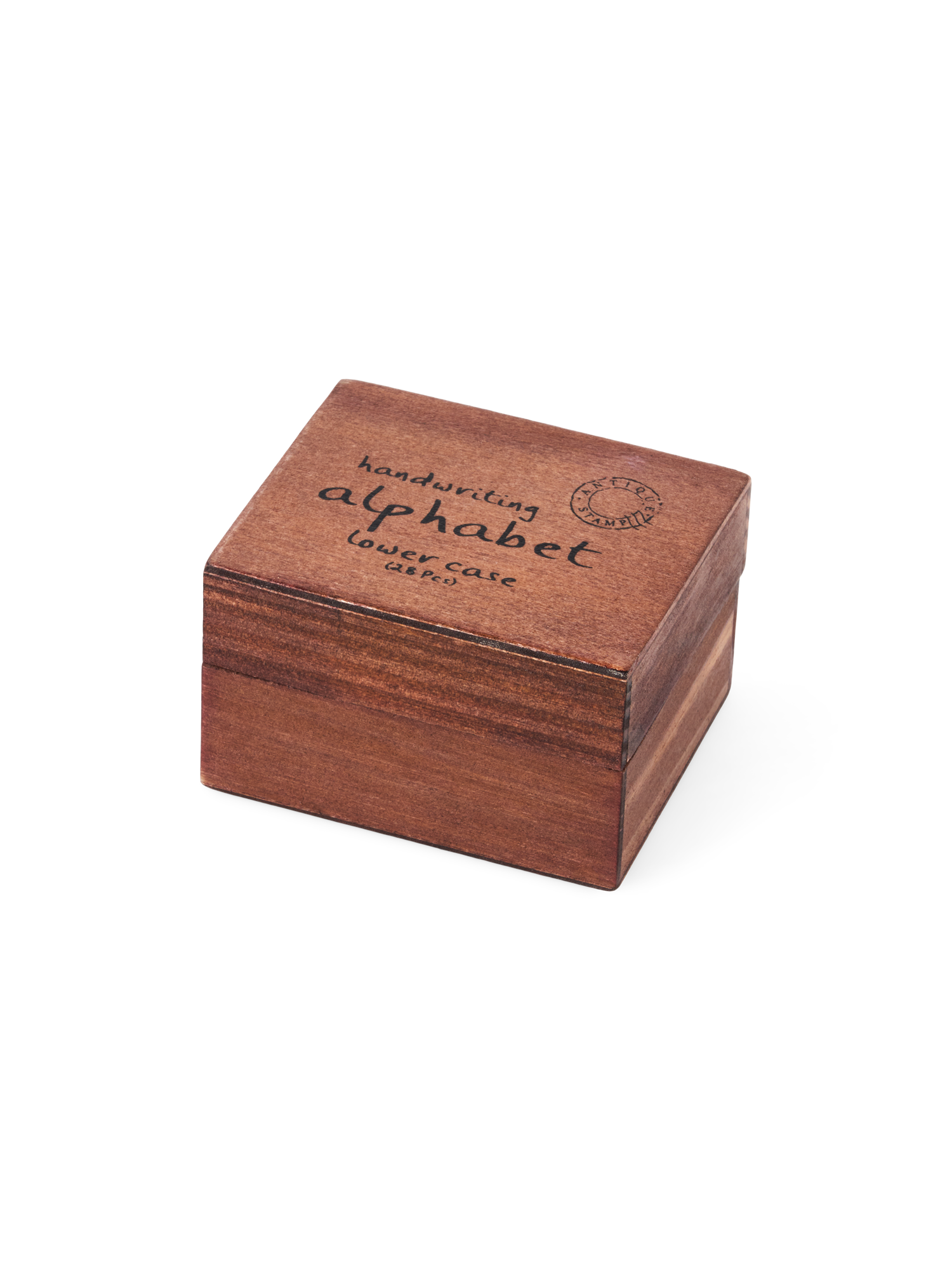 Alphabet stamps Pinewood. 28 pcs.