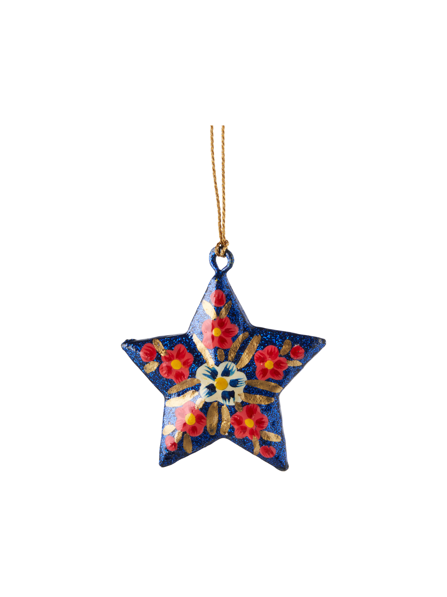 Star ornament Paper. 6 cm.