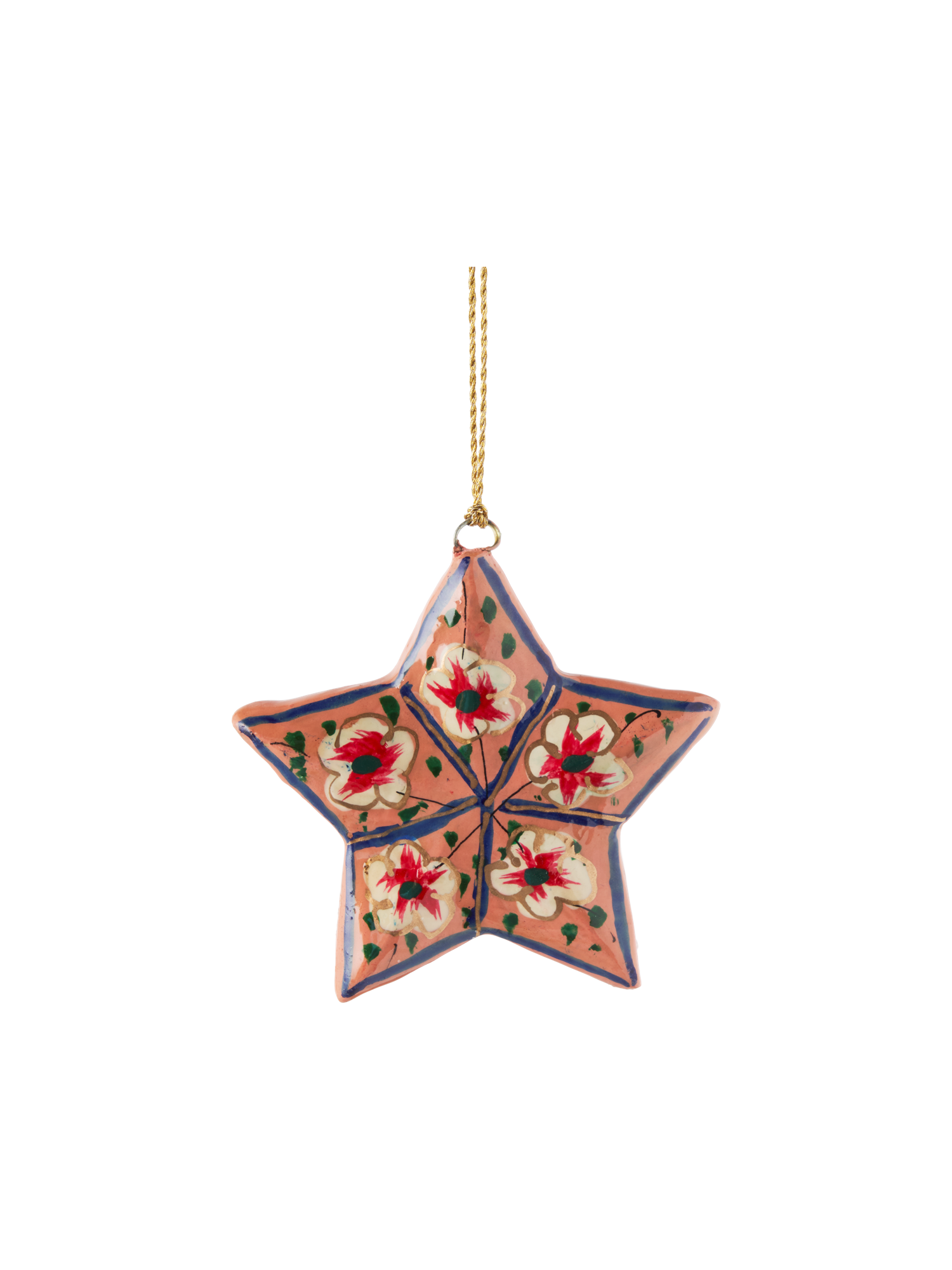 Star ornament Paper. 6 cm.