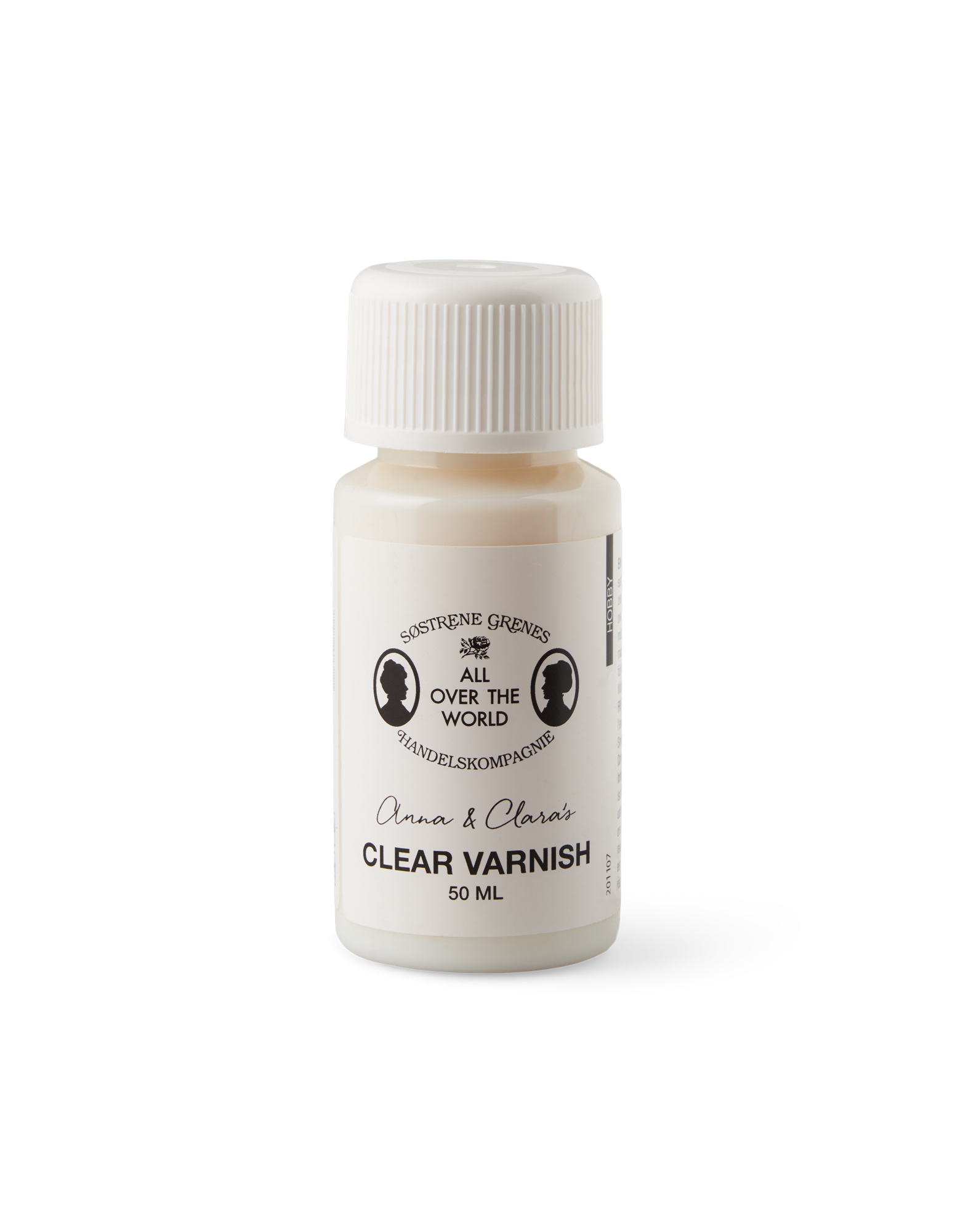 Glossy varnish 50 ml. Waterproof.