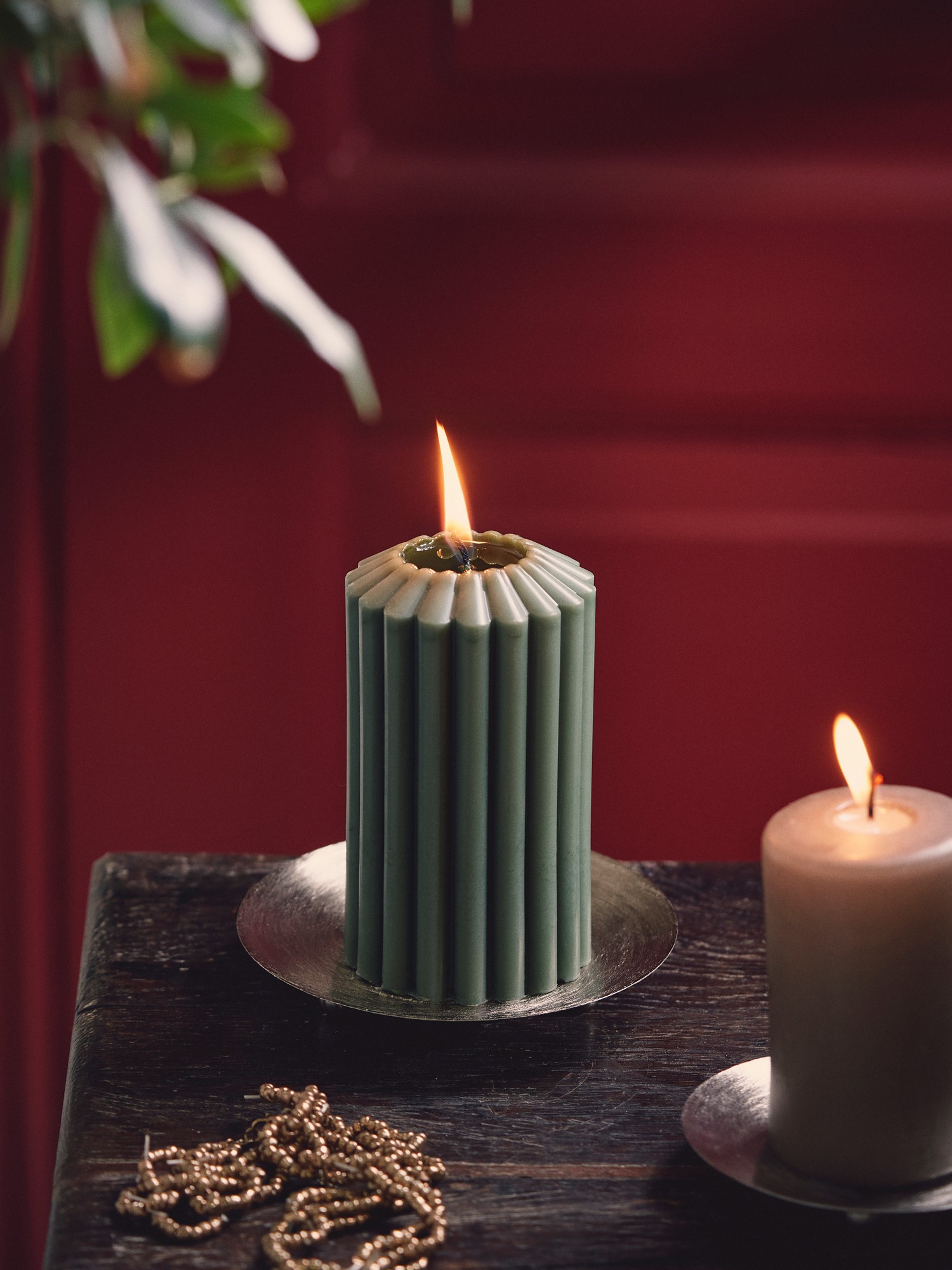 Pillar candle 13 cm Paraffin/stearin/cotton. Ø7 x 13 cm.