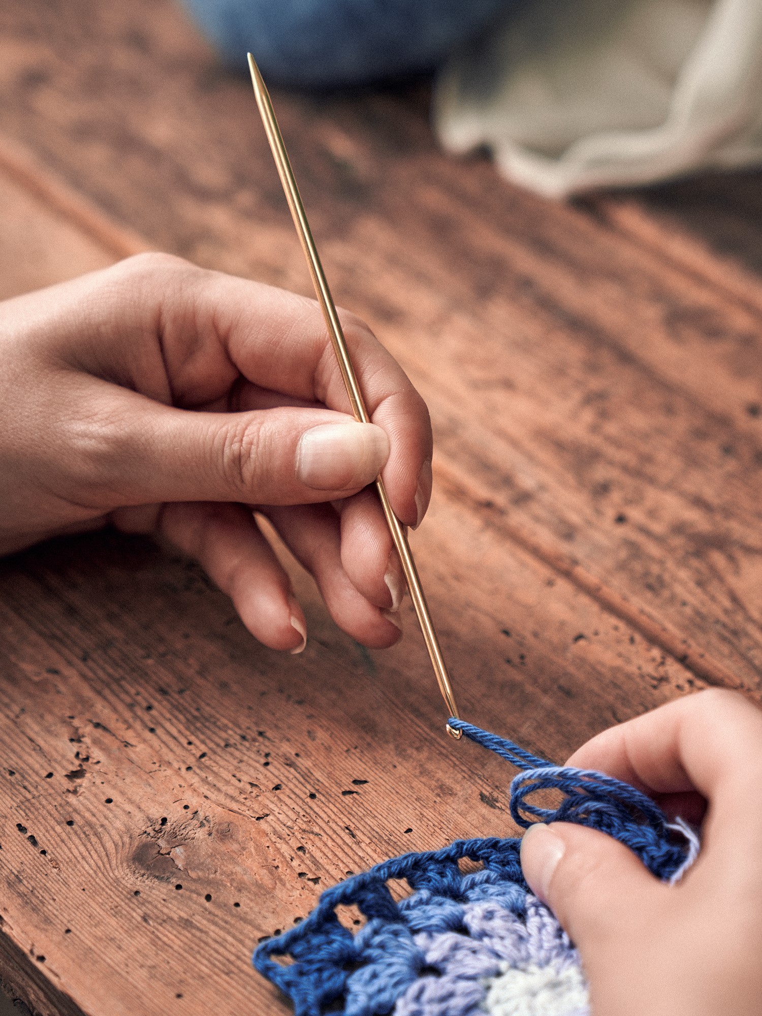 Repair hook for knitting Iron. 15 cm.