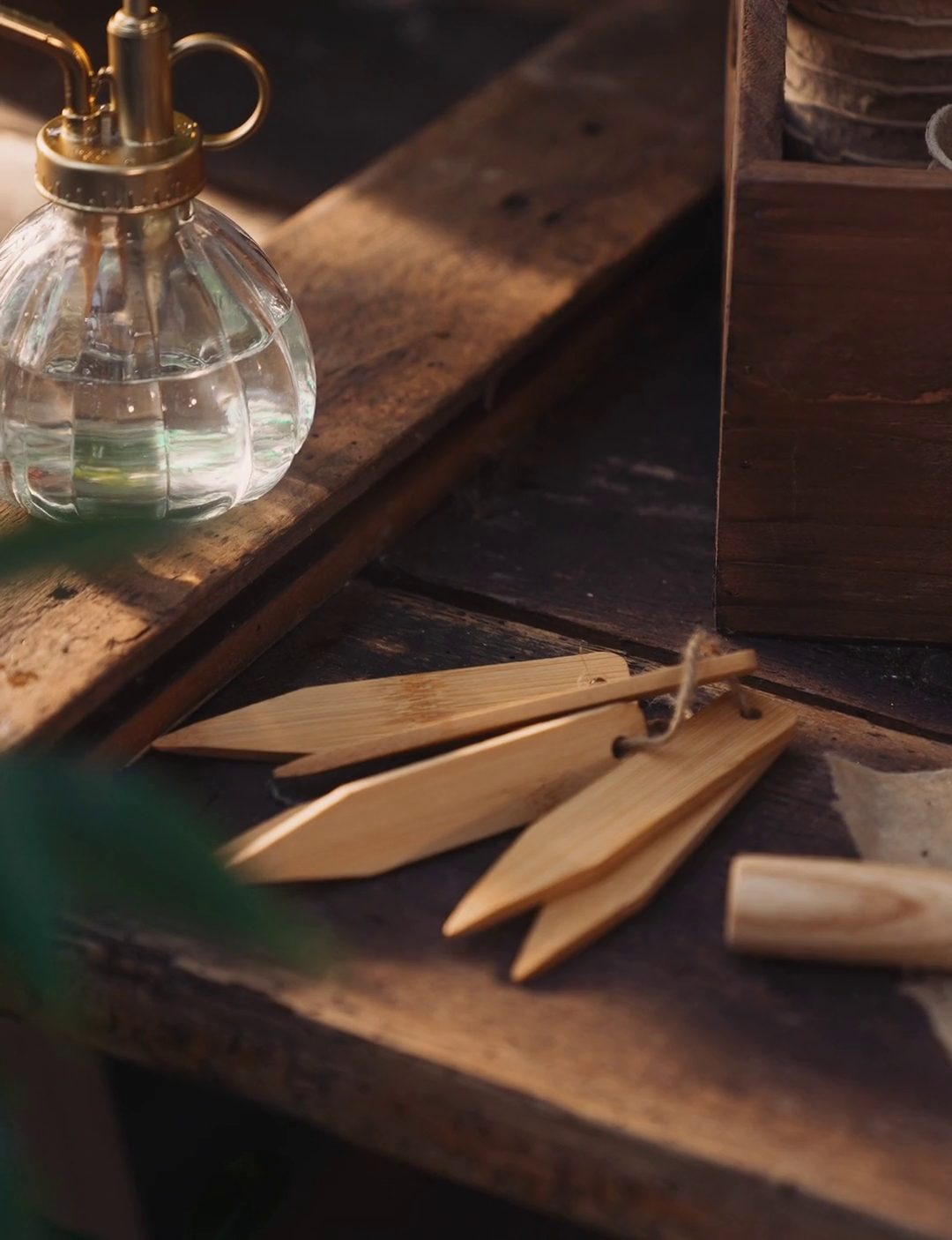 Plant markers Bamboo. 11 x 1.5 cm. 6 pcs.