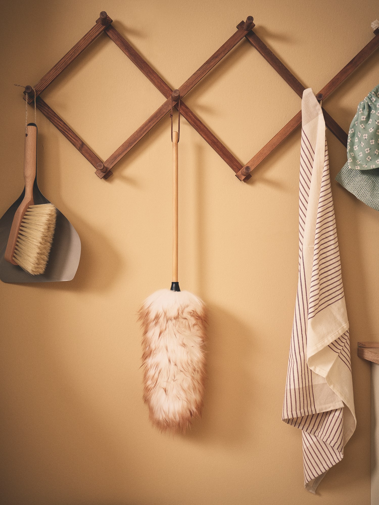 Cleaning duster Wool/bamboo. 55 cm.