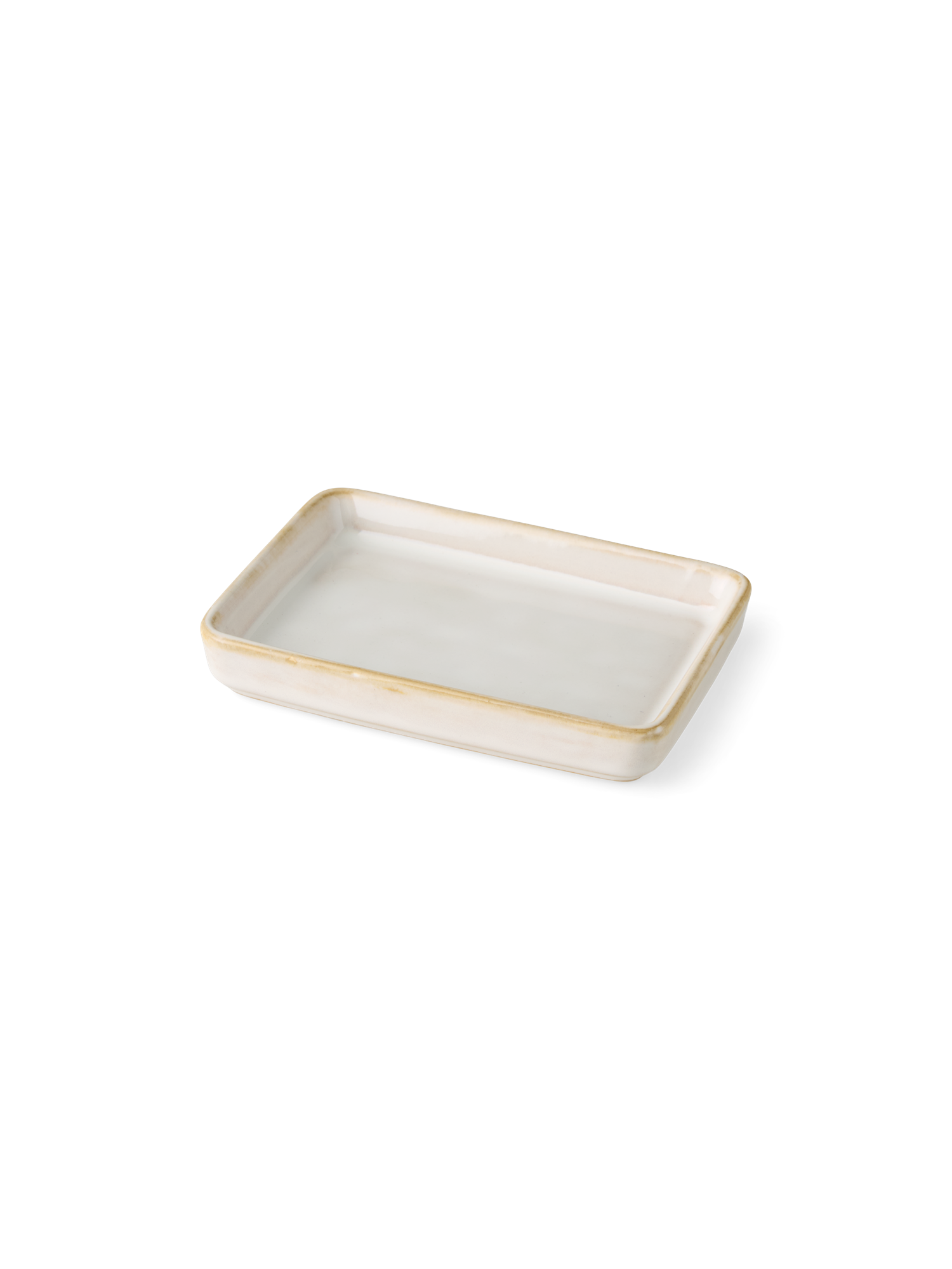 Soap dish Stoneware. 13.5 x 8.5 x 3 cm.