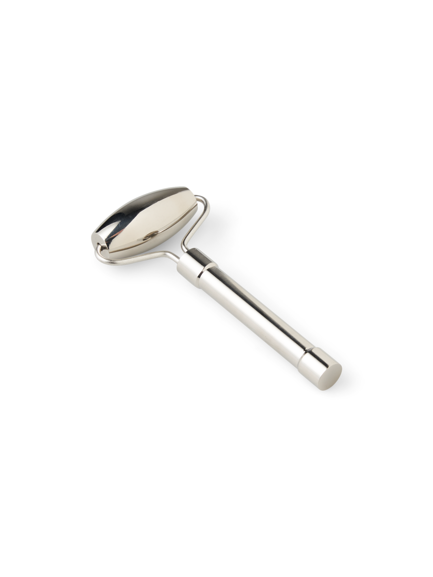 Face roller Steel. 13 x 6 x 2 cm.