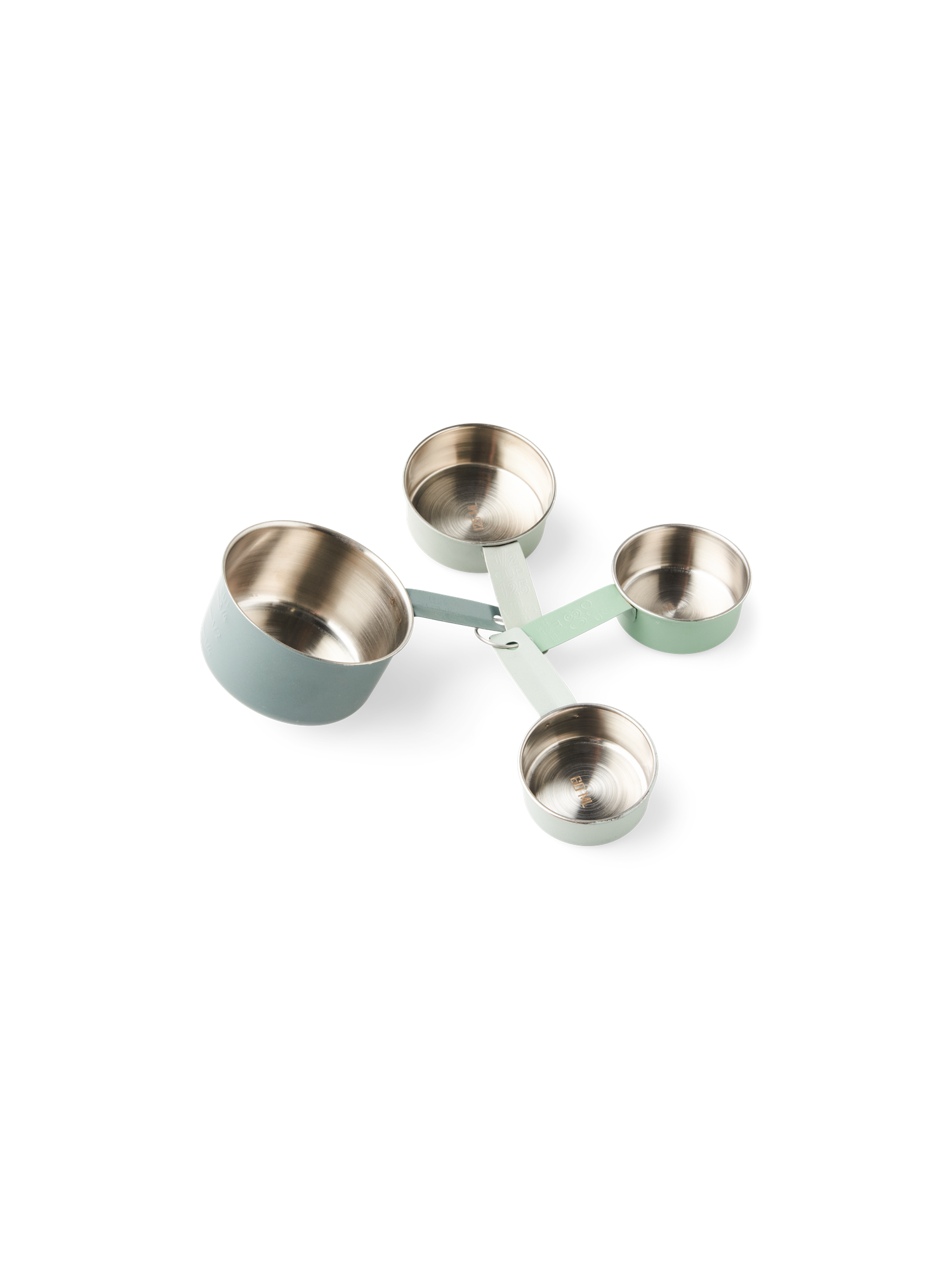 Measuring cup set Stainless steel.  4 pcs.