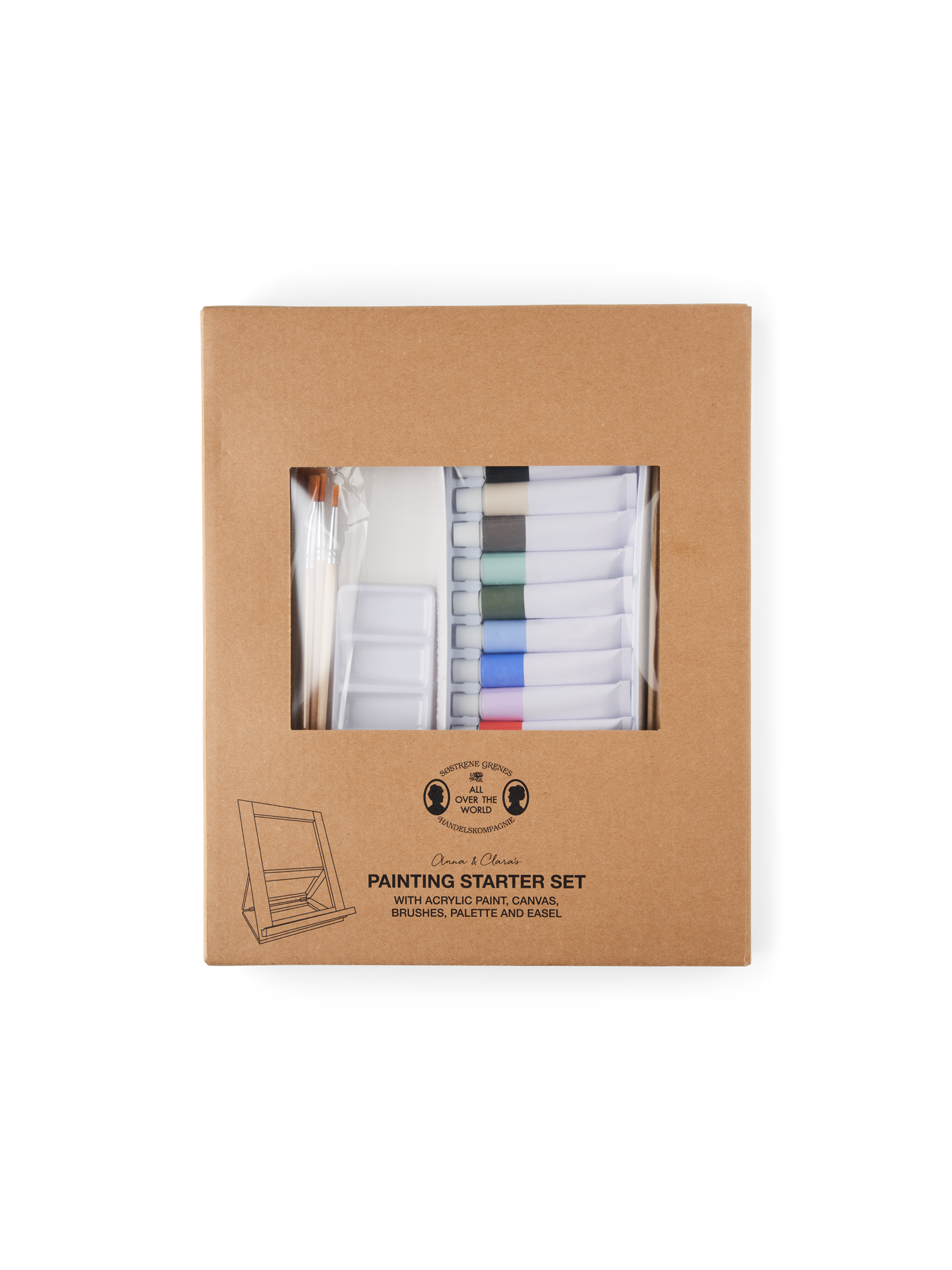 Canvas and painting set 20 parts.