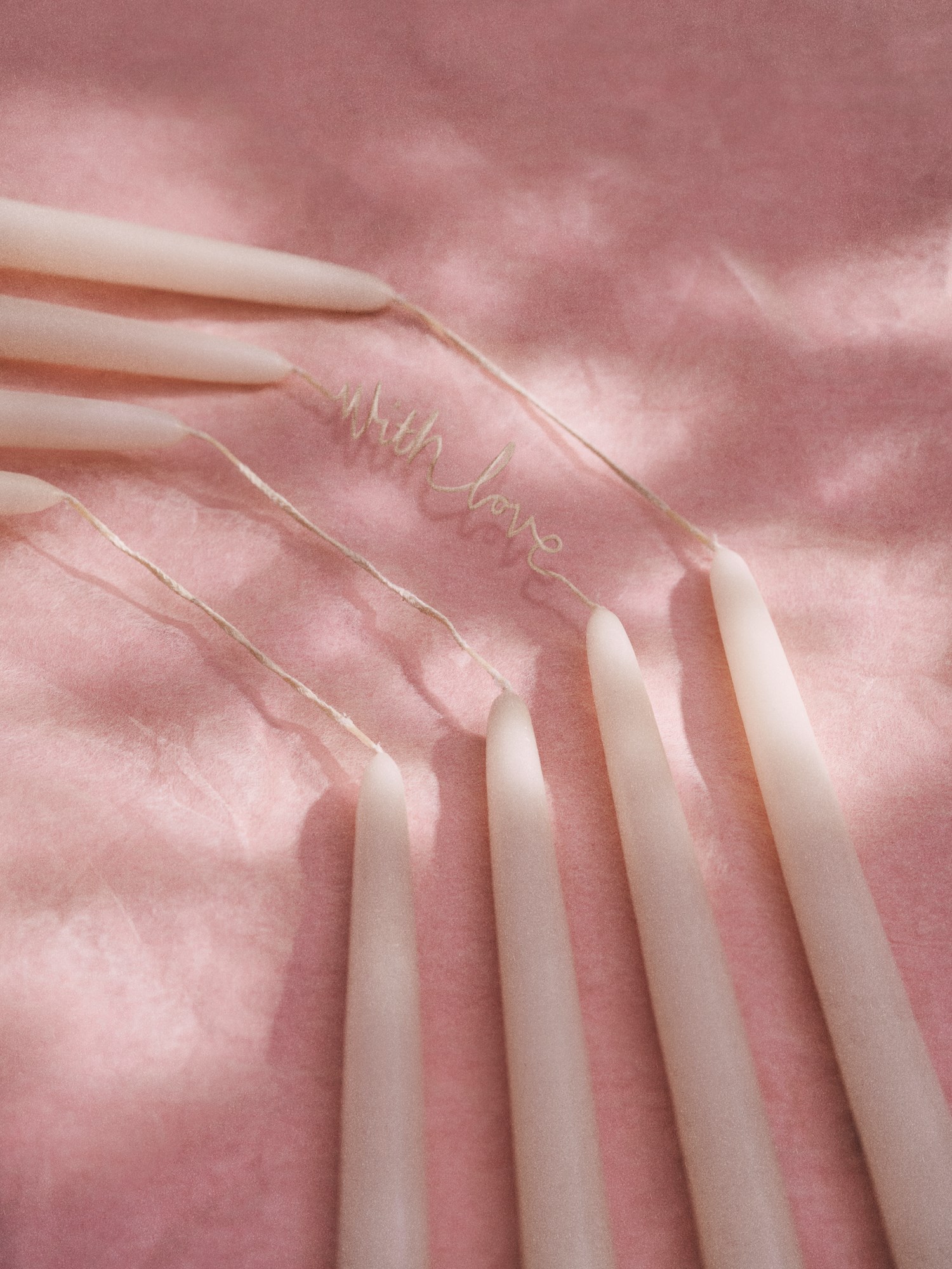 Candles 30 cm Paraffin. Ø2.2 x 30 cm. 4 pcs.