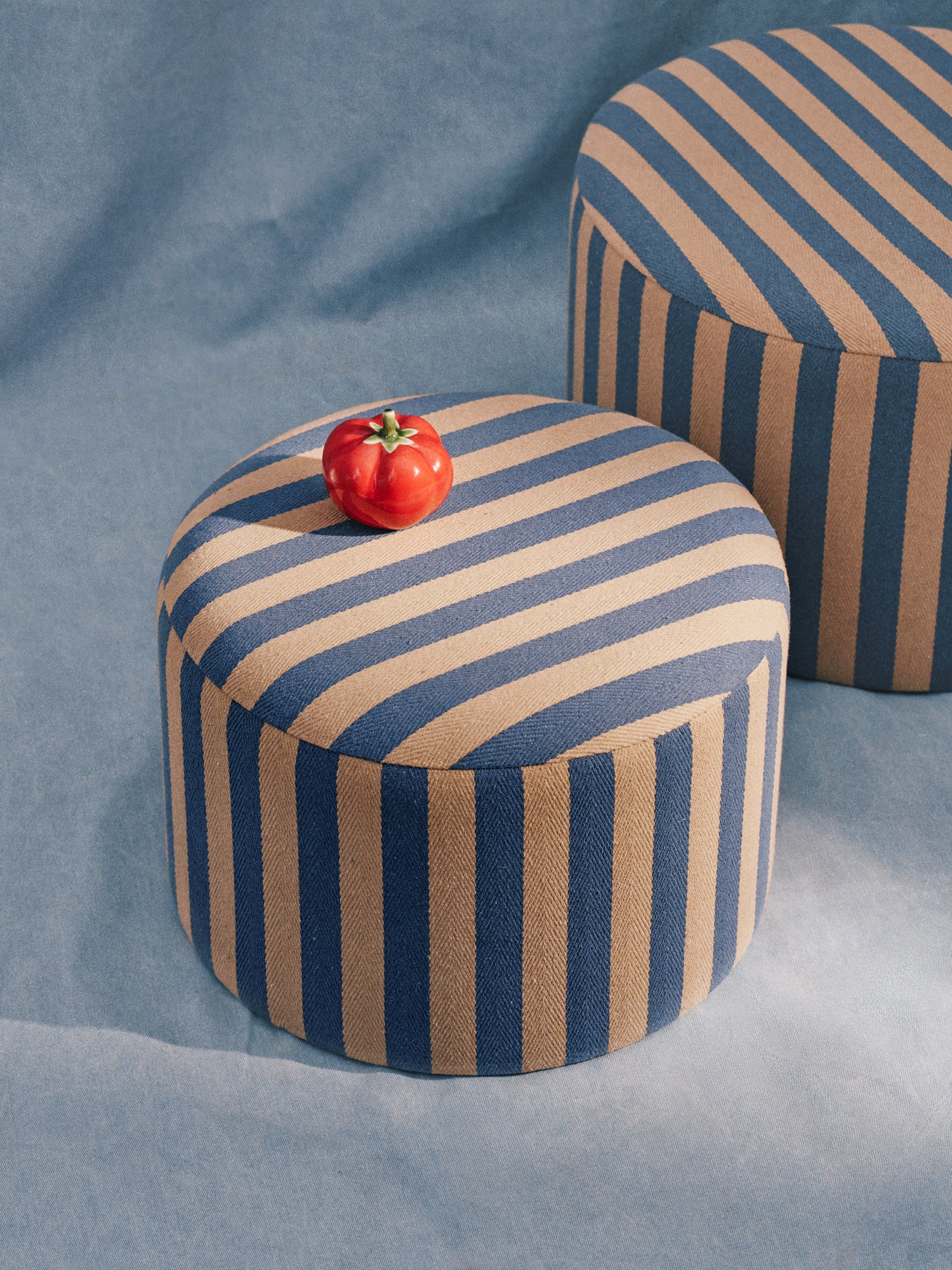 Pouffe Ø39 x 25 cm.