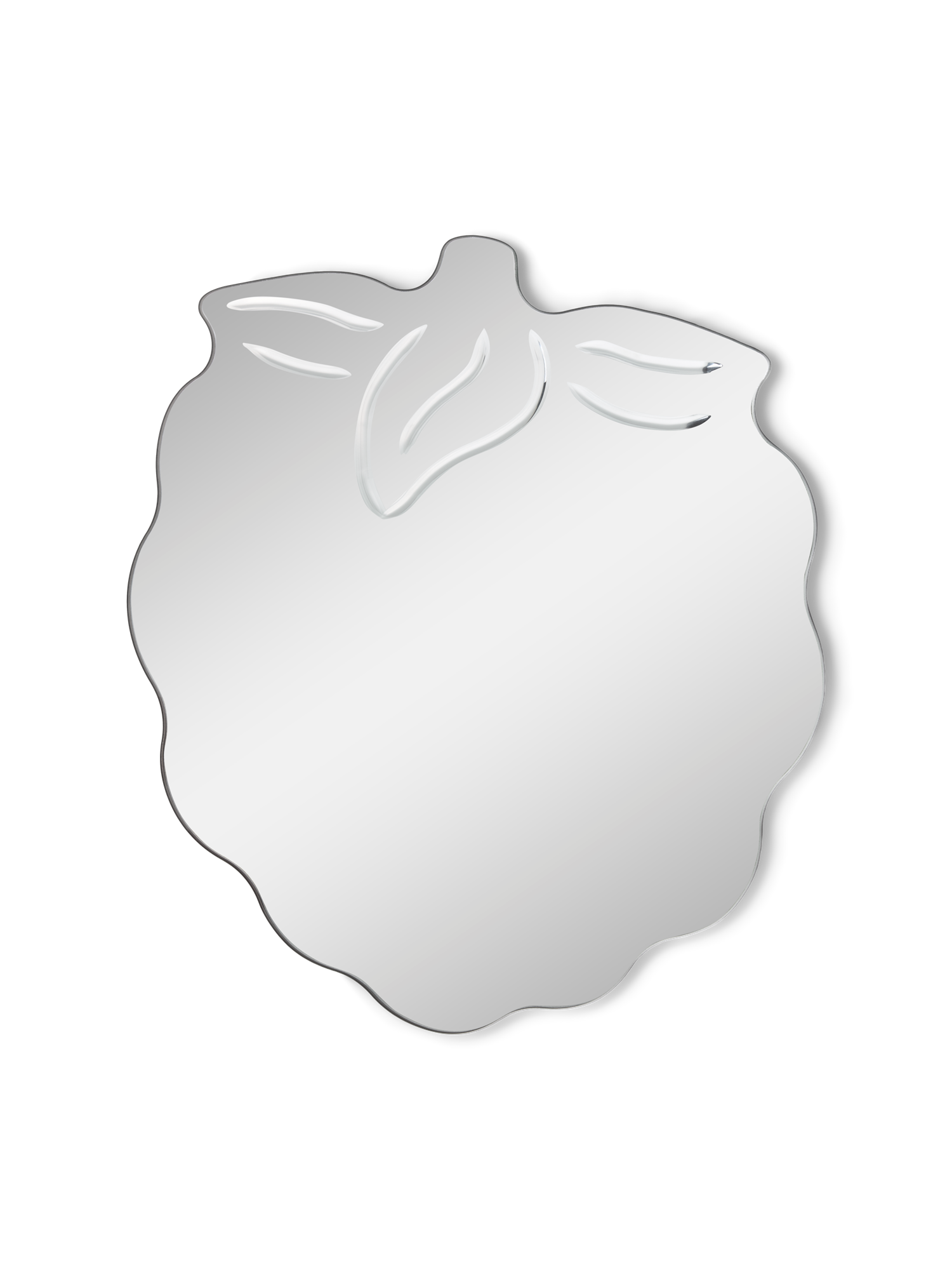 Children's wall mirror 38.2 x 36.4 cm.