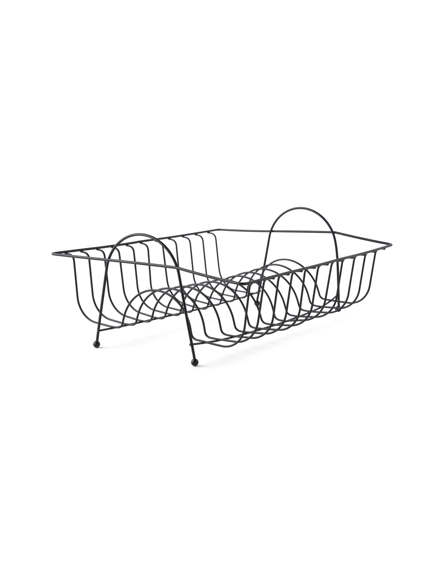 Dish rack Iron. 34.1 x 27.4 x 8.4 cm.