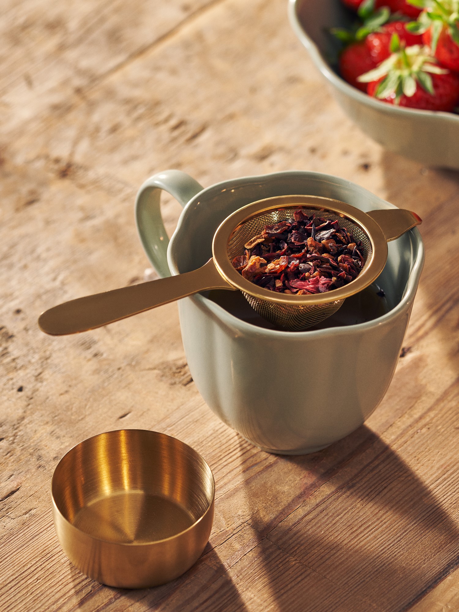 Tea strainer set Stainless steel.