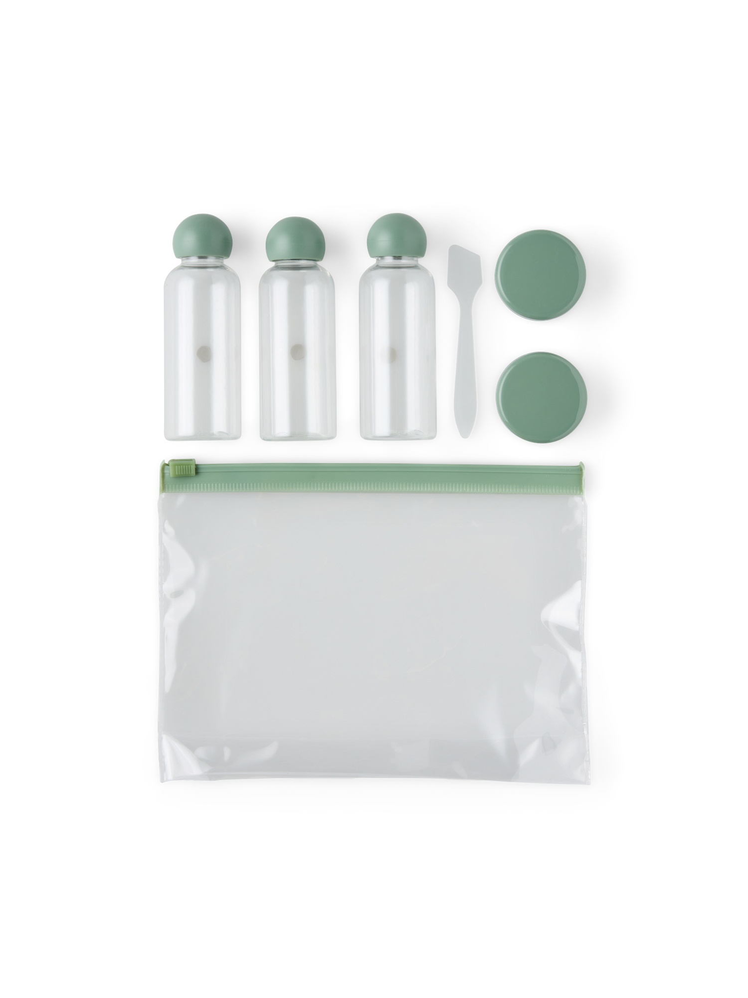 Travel container set PET/polypropylene. 5 pcs.