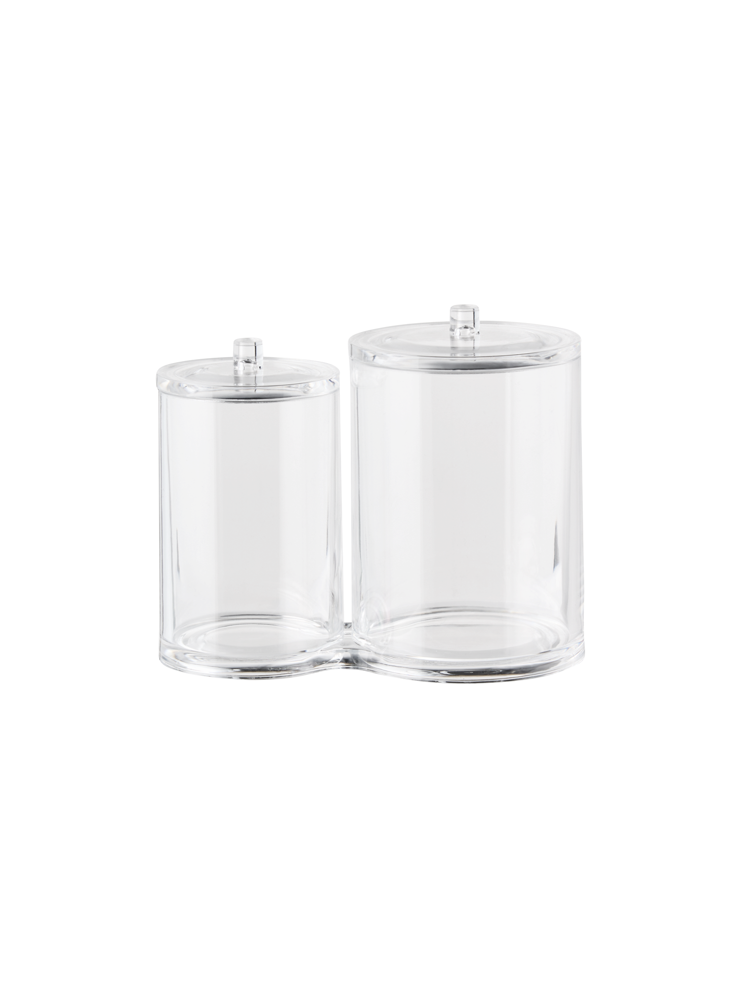 Cotton swab and pad dispenser 15.2 x 11.5 cm.