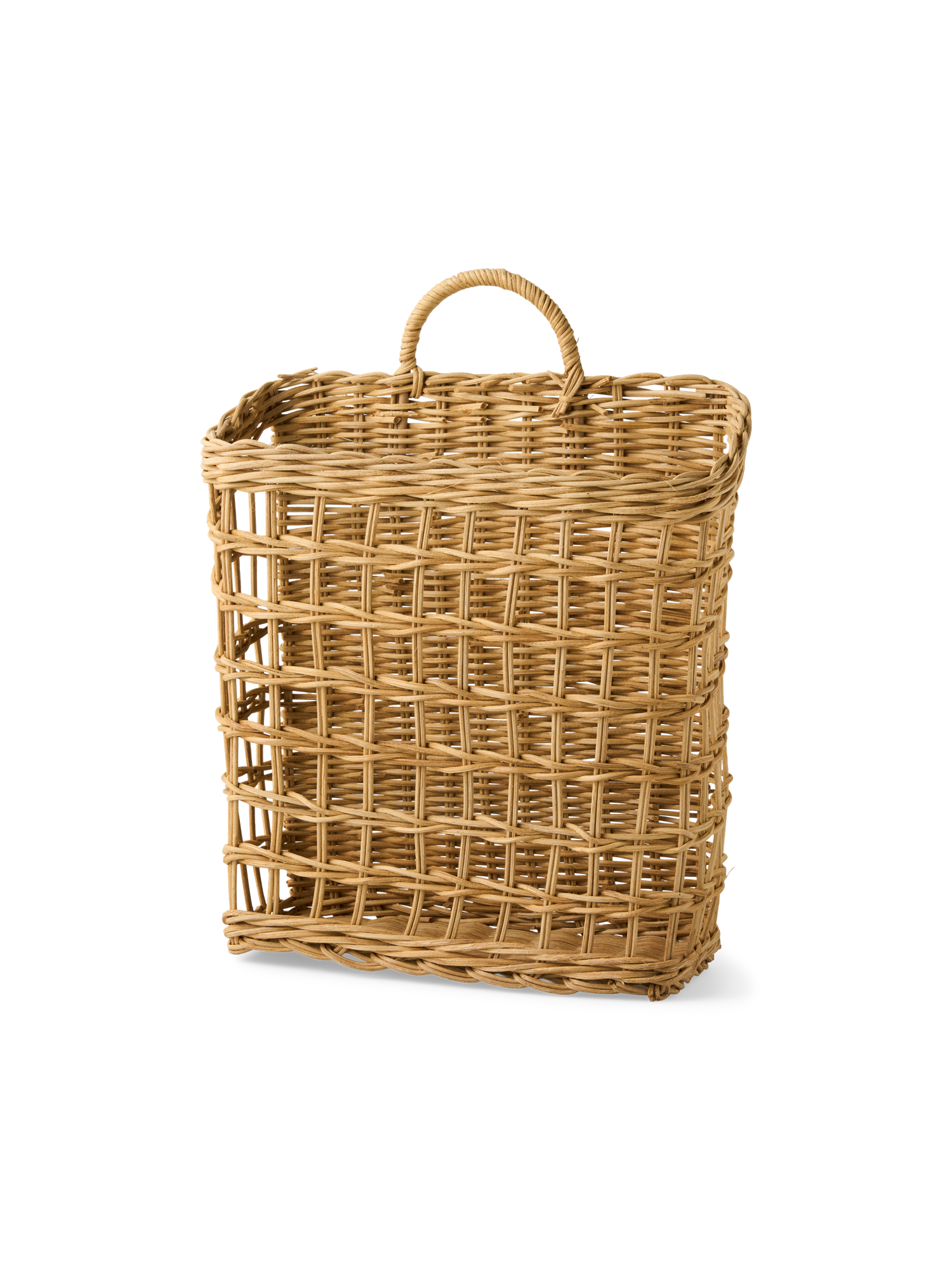 Hanging basket Rattan. 25 x 13 x 28 cm.