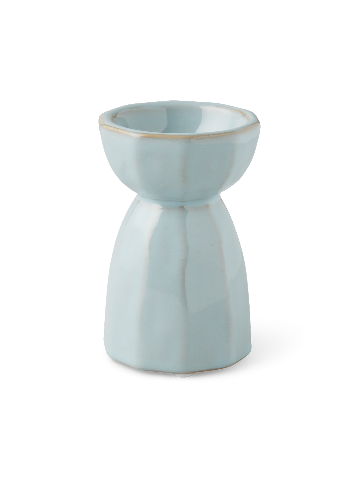 Candleholder Ceramic. Ø6.9 x 10.2 cm.