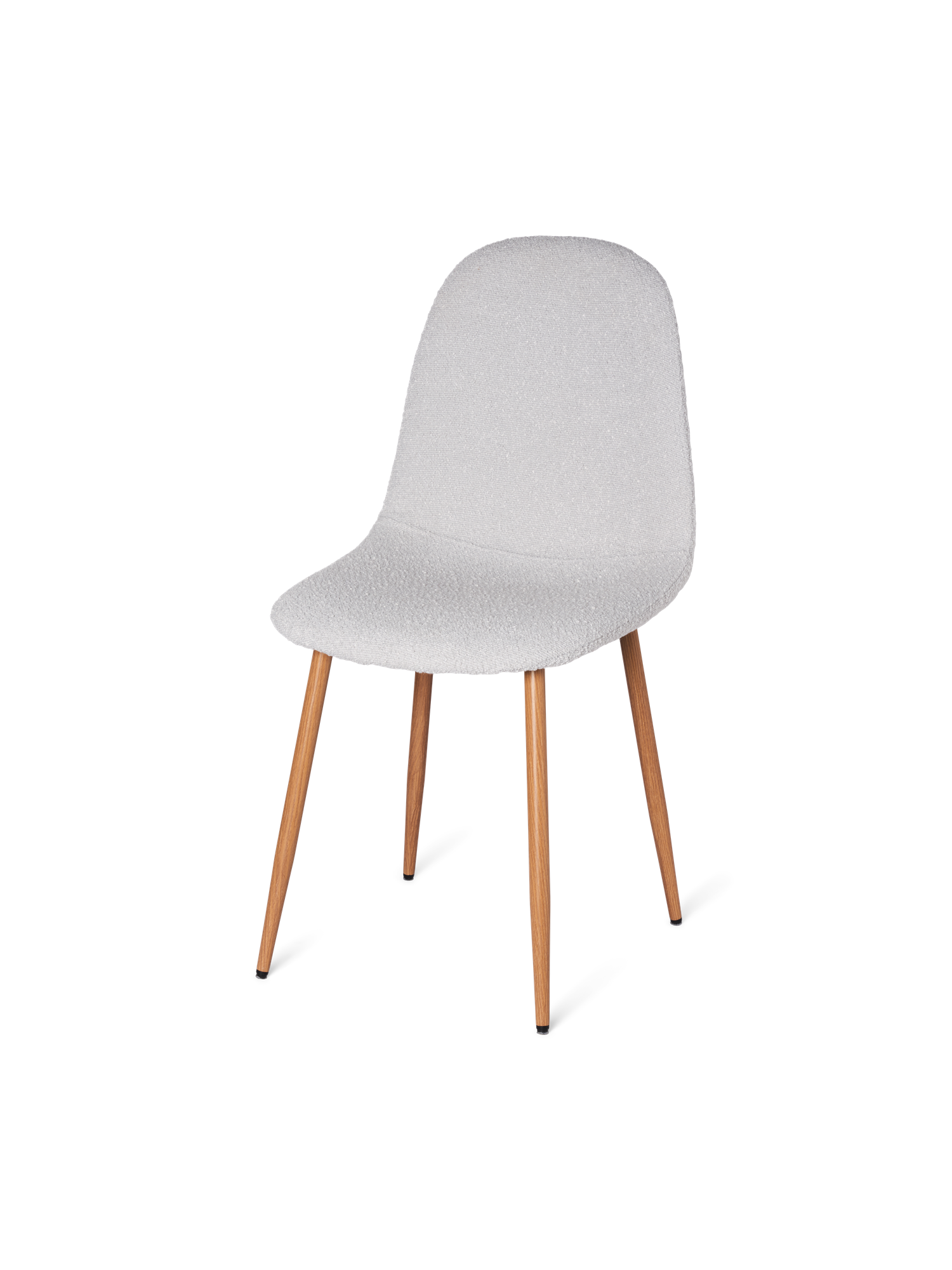 Bouclé chair 52.5 x 44.5 x 89 cm.