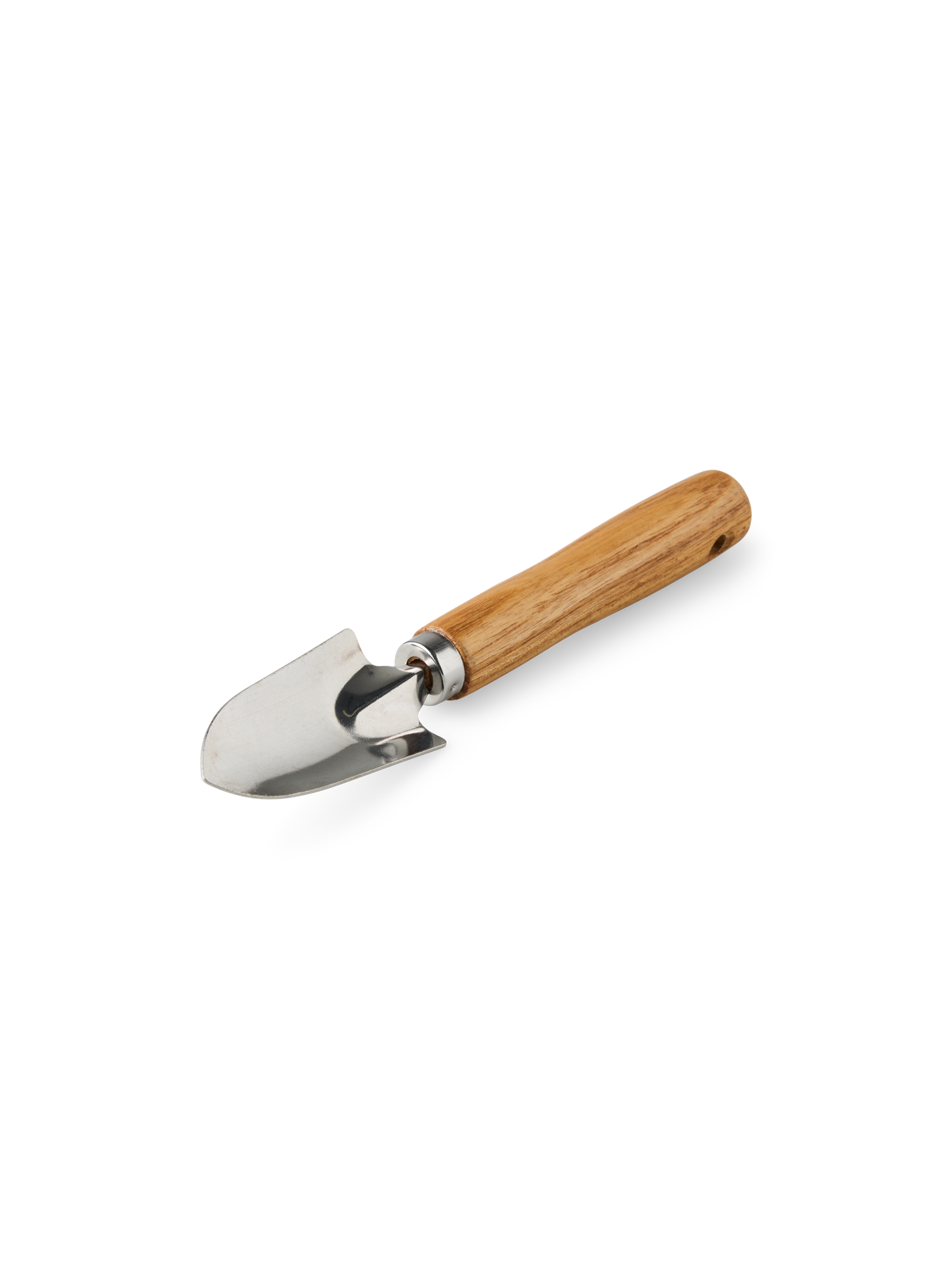 Mini garden shovel Stainless steel/bamboo. 18.5 cm.