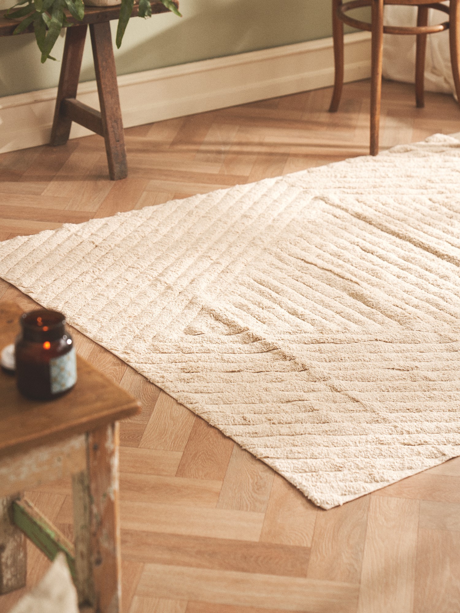 Rug Cotton. 135 x 190 cm.