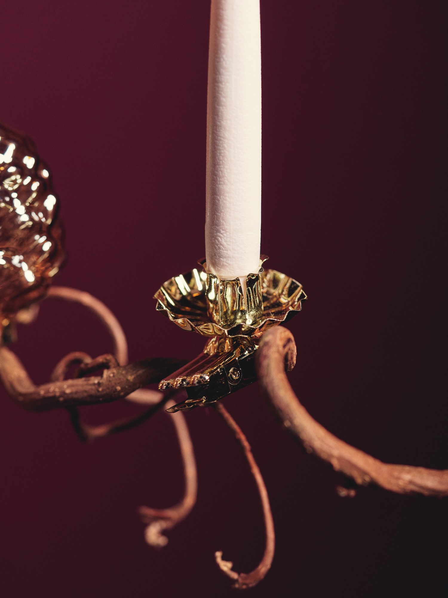 Candleholder clips Iron. 5 cm. 4 pcs.