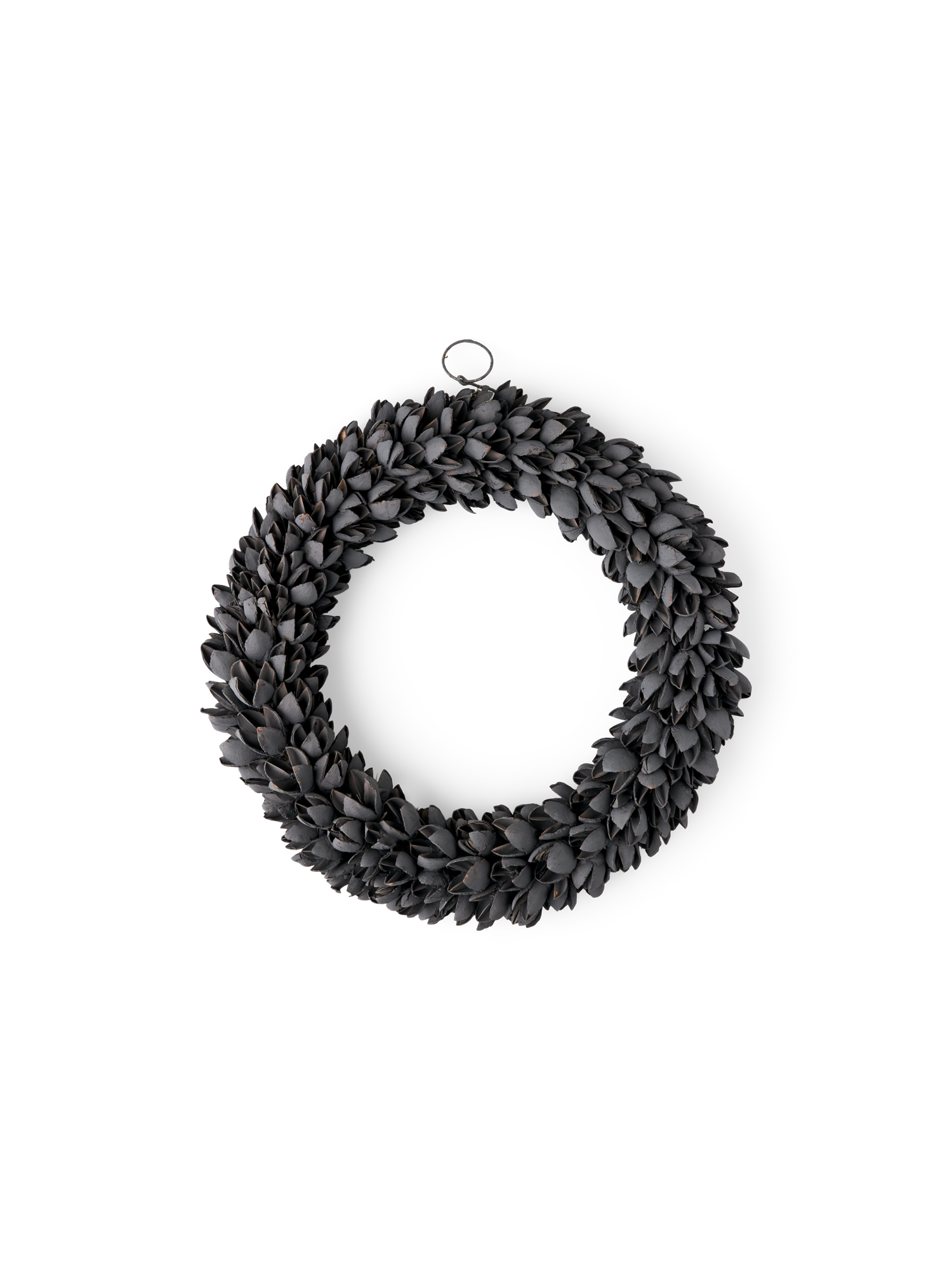 Bakuli wreath Ø30 Bakuli pods/coconut fibre. Ø30 cm.