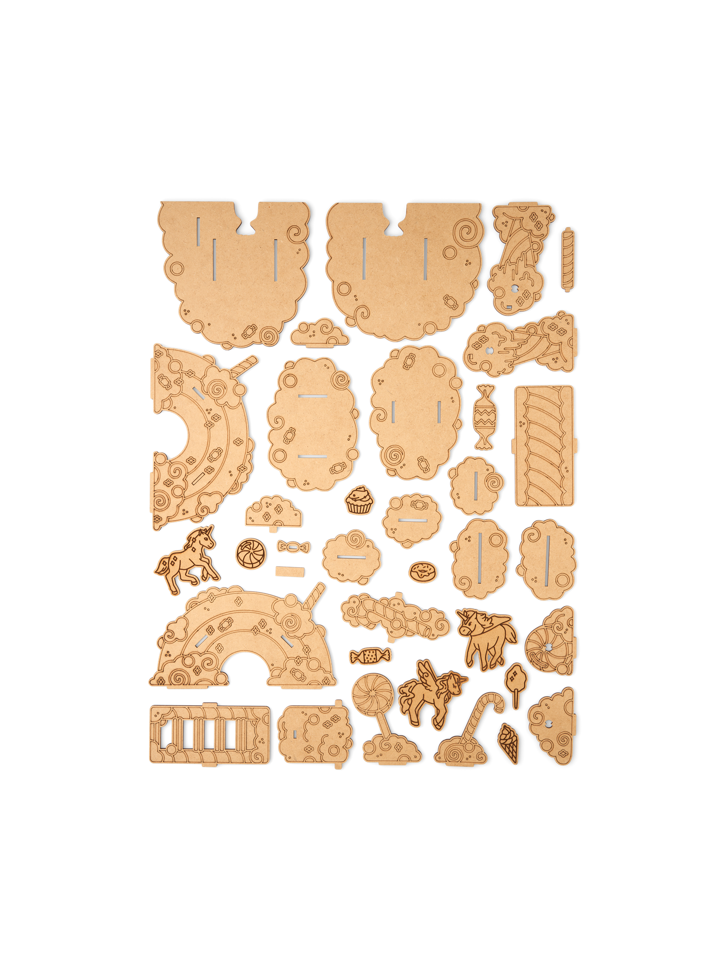 DIY set Candy Land HDF.
