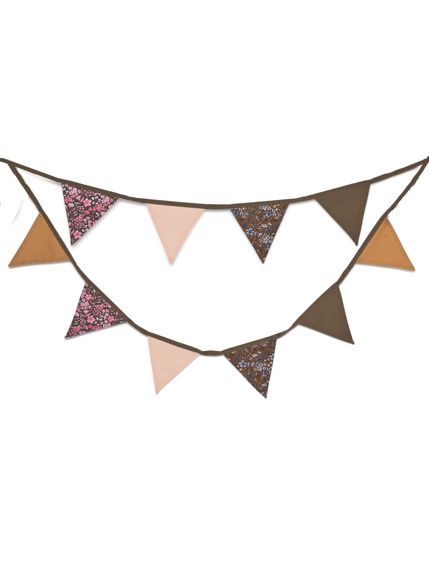 Fabric garland Cotton. 250 cm.