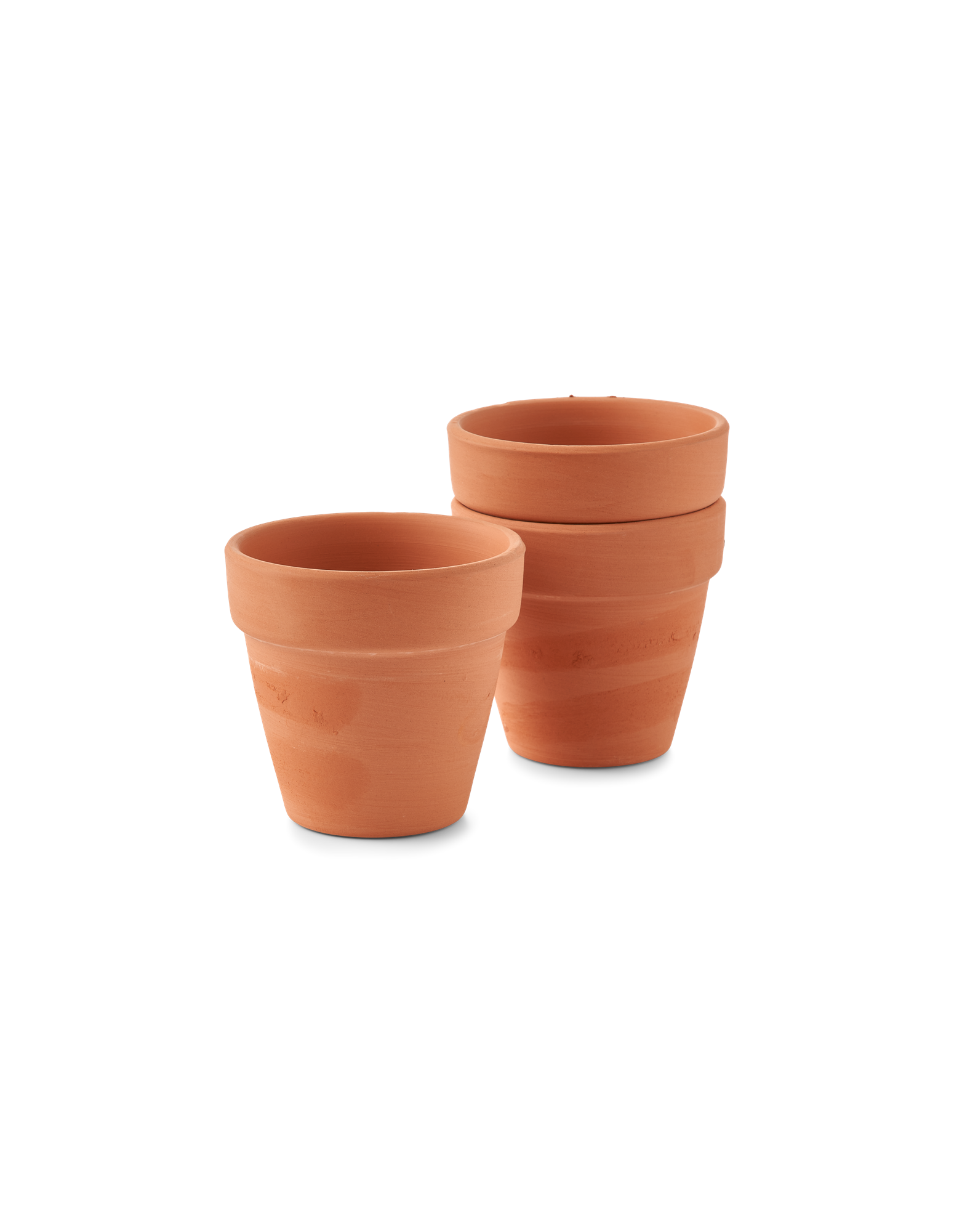 Terracotta seedling pots Terracotta. 7 x 6 cm. 3 pcs.