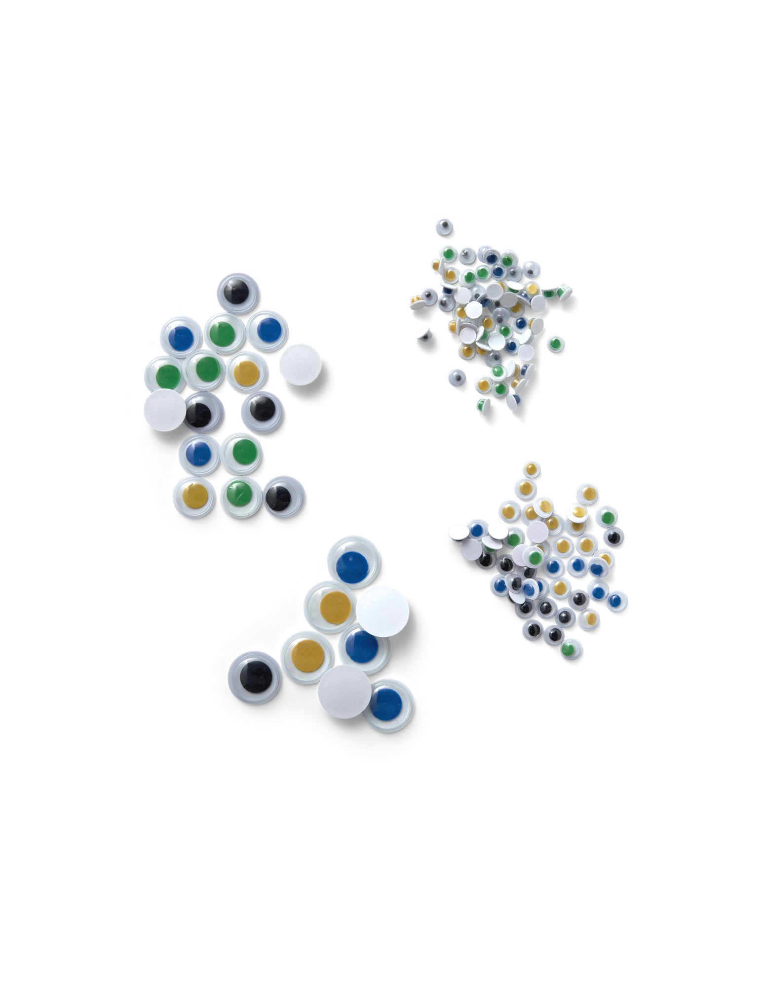 Craft eyes Plastic. 4 sizes. 130 pcs.