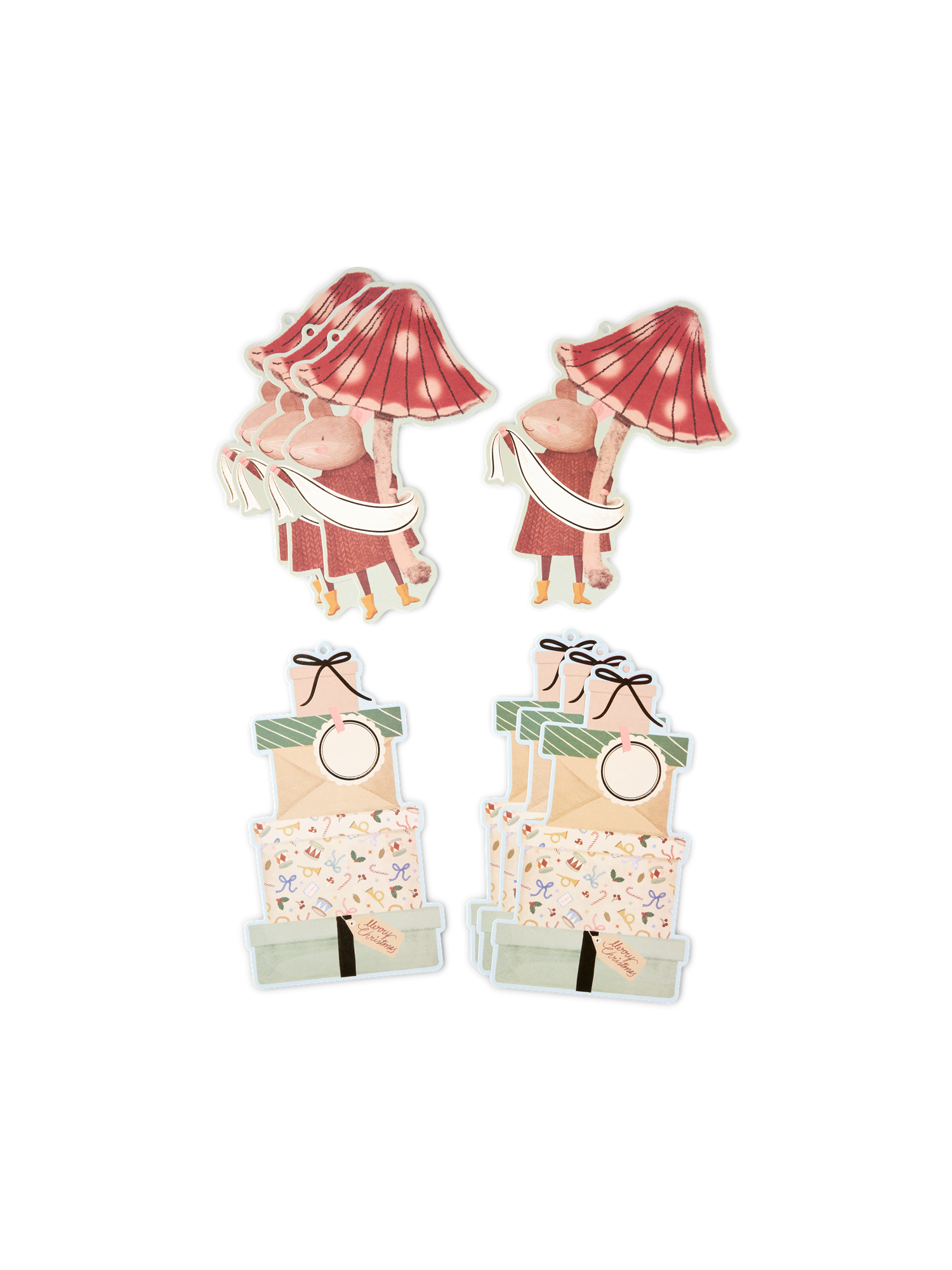 Table decorations Paper. 8 pcs. Assorted motifs.