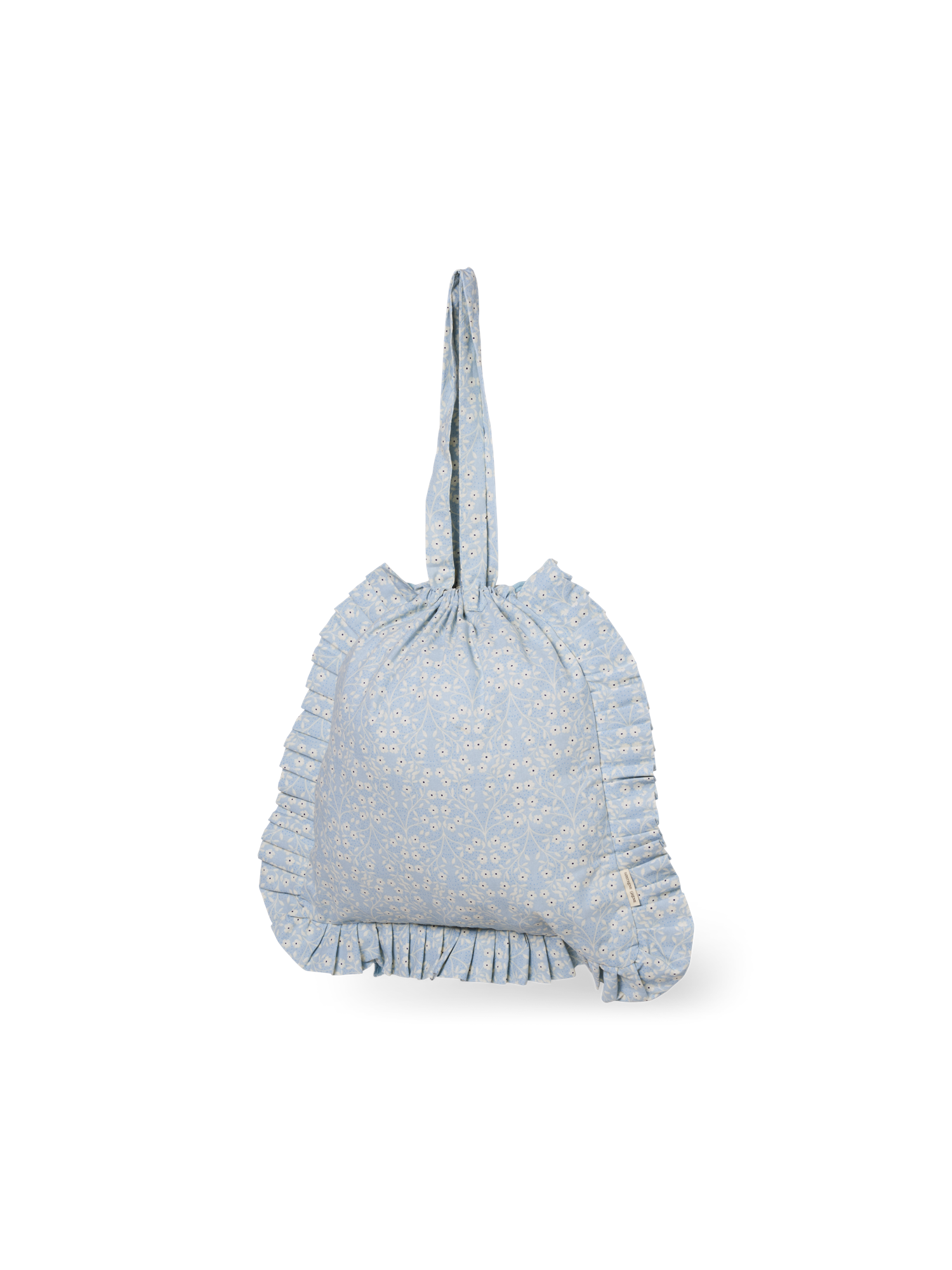 Drawstring tote bag Cotton. 38 x 42 cm.