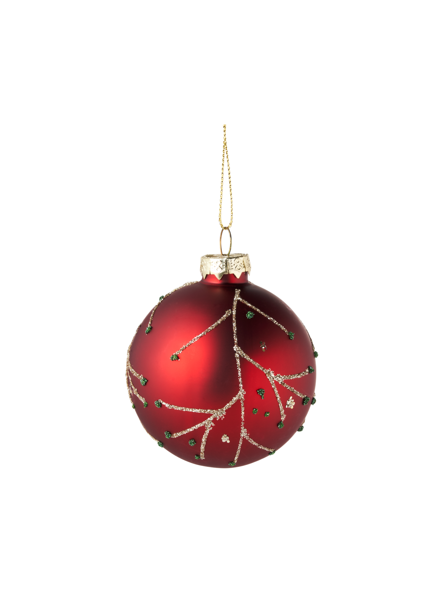 Christmas bauble Ø7 Glass. Ø7 cm.