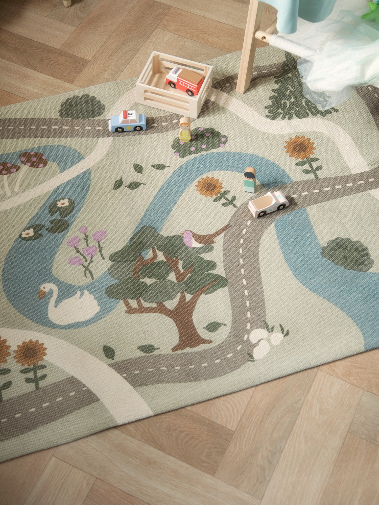 Children's play mat Cotton. 80 x 120 cm.