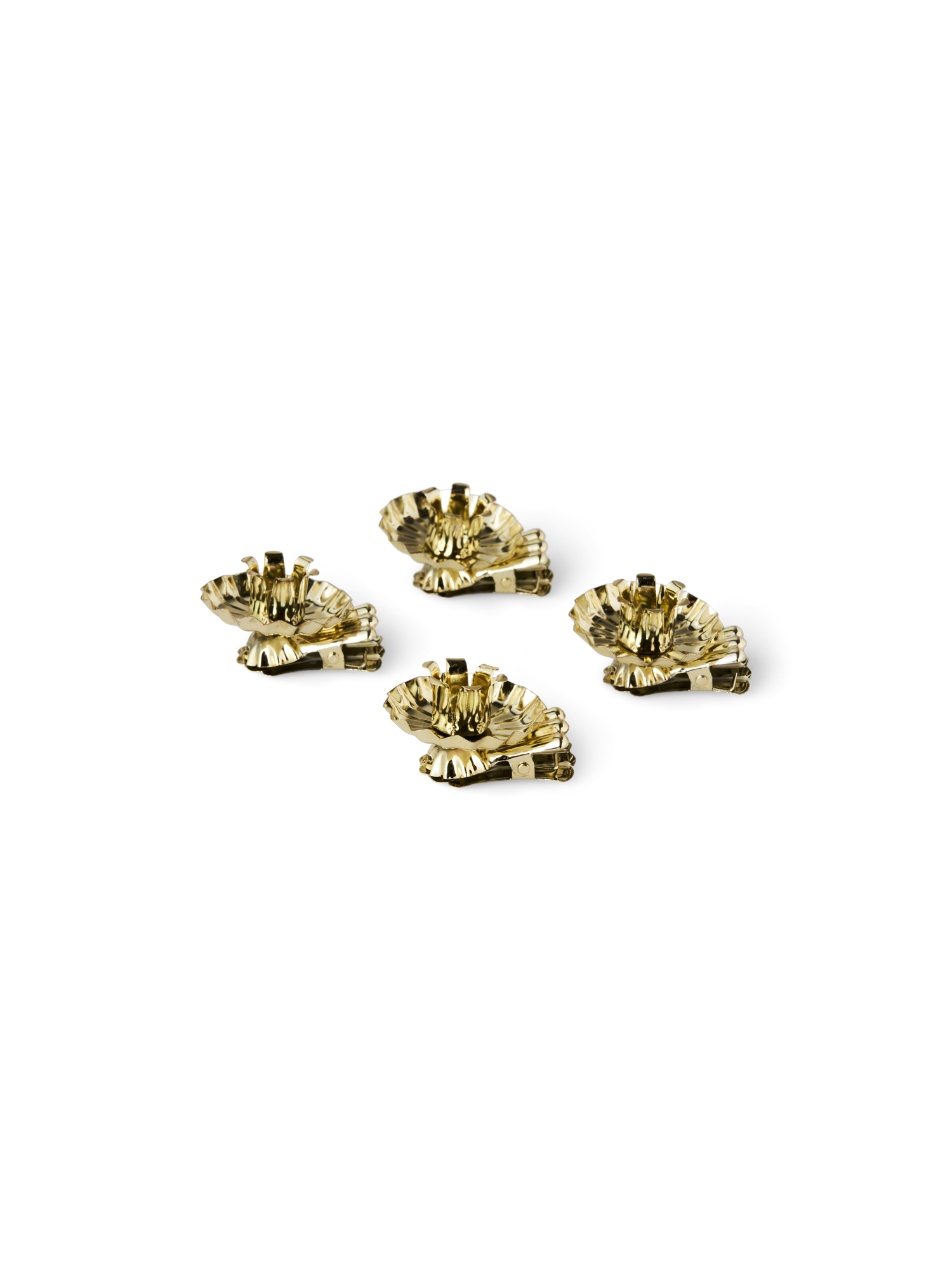 Candleholder clips Iron. 5 cm. 4 pcs.