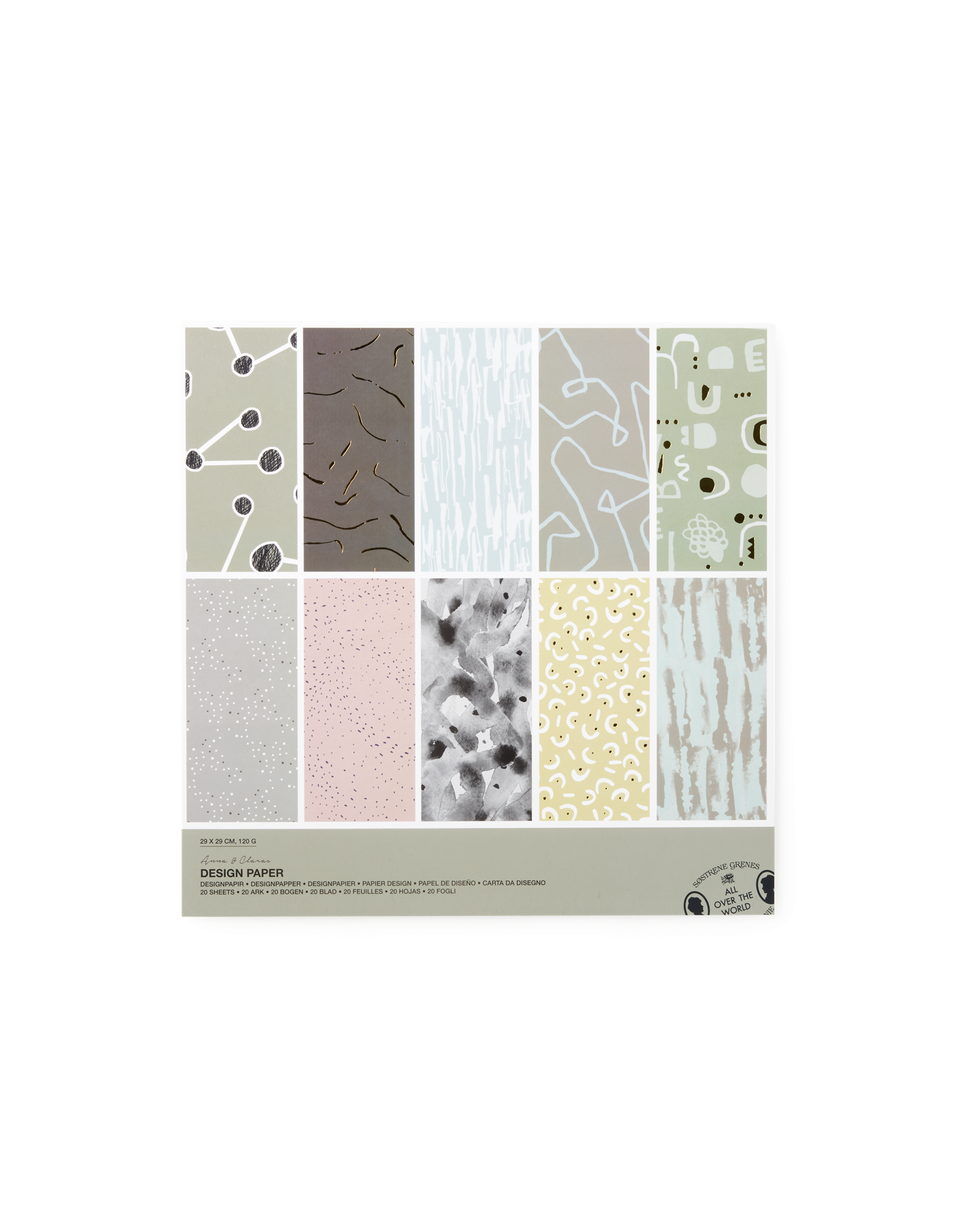 Design Paper 29 x 29 cm. 20 sheets.