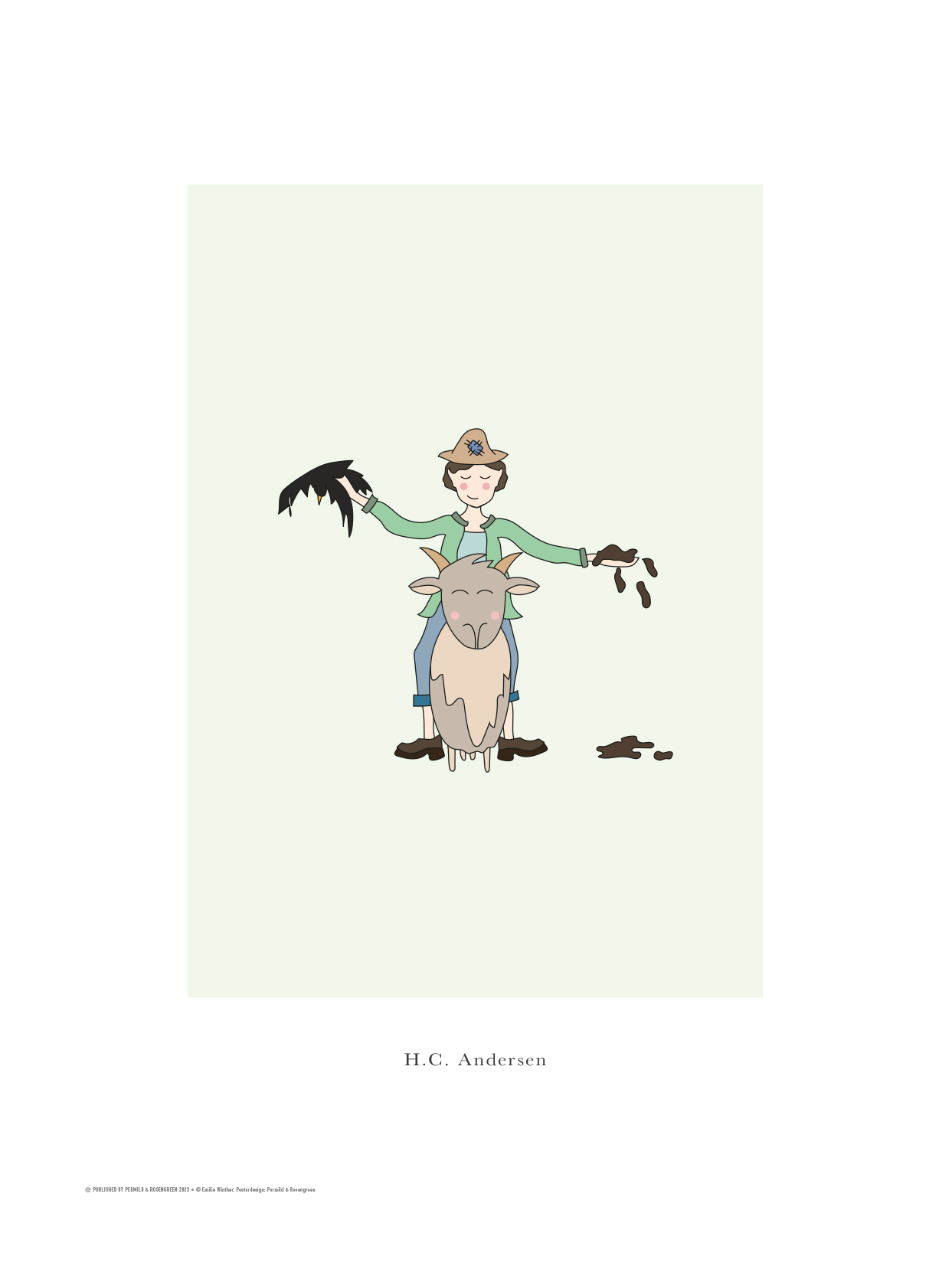 Poster Blockhead Hans A3 Paper. A3.