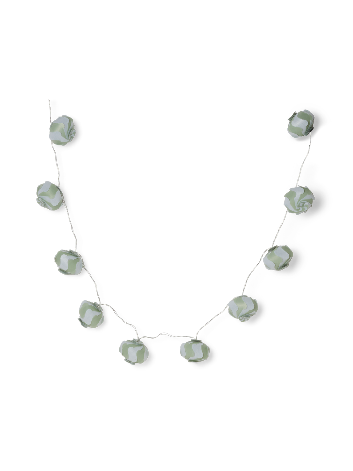 LED string lights Paper lampshades. 1.65 m.