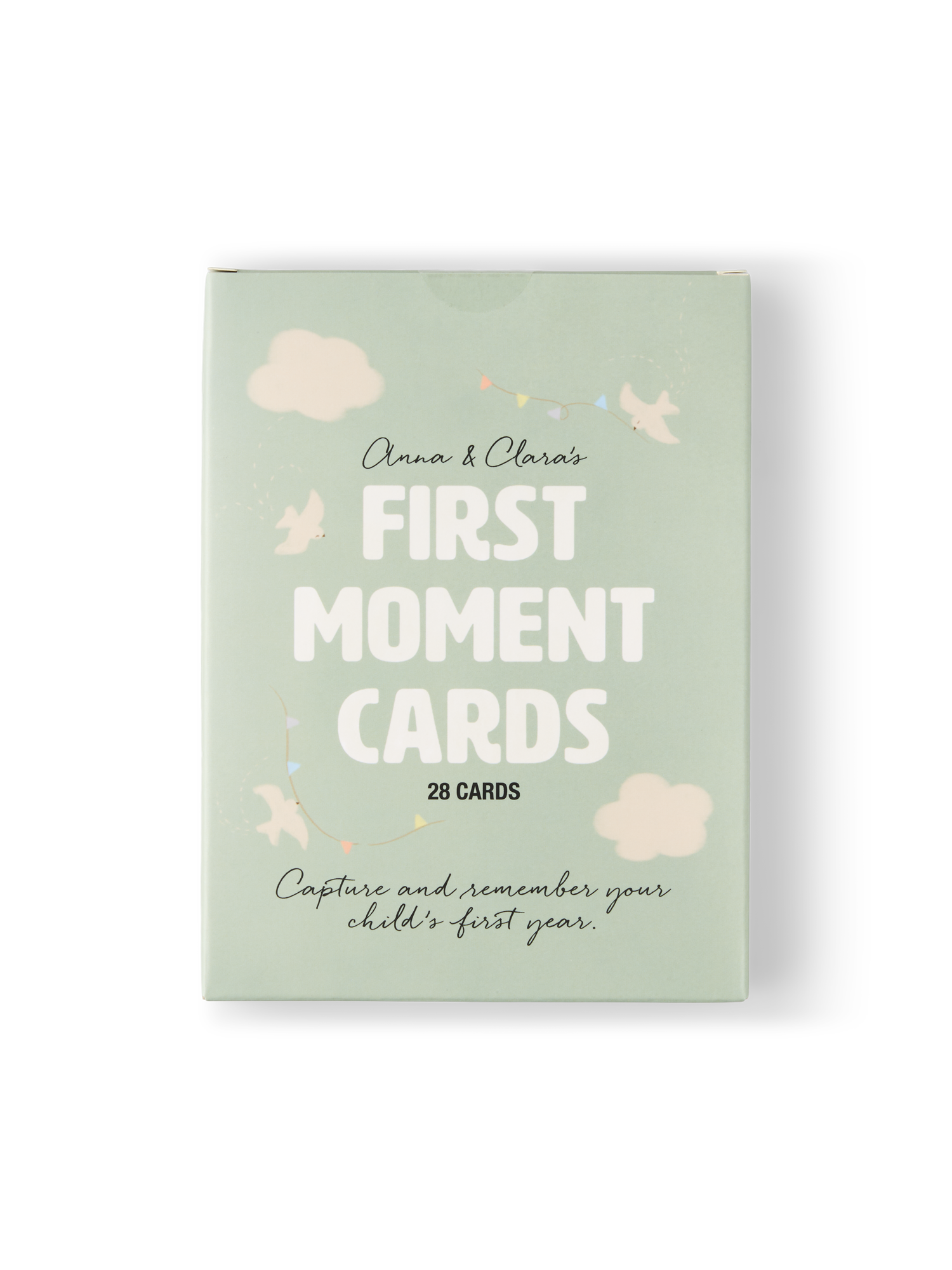 First Moment cards Paper. 15.2 x 11.3 x 2.2 cm. 28 pcs.
